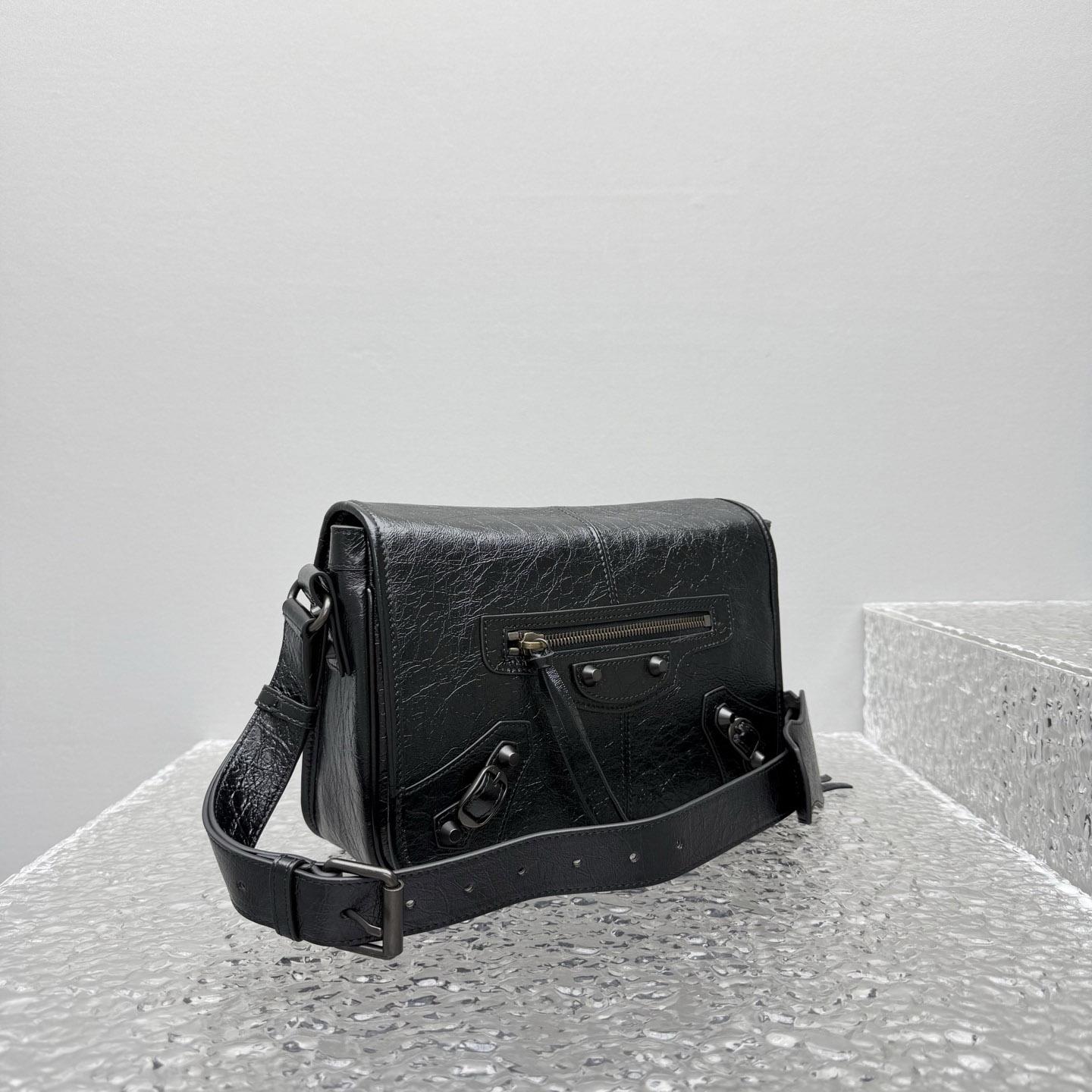 Balenciaga  Le City Leather Shoulder Bag - DesignerGu