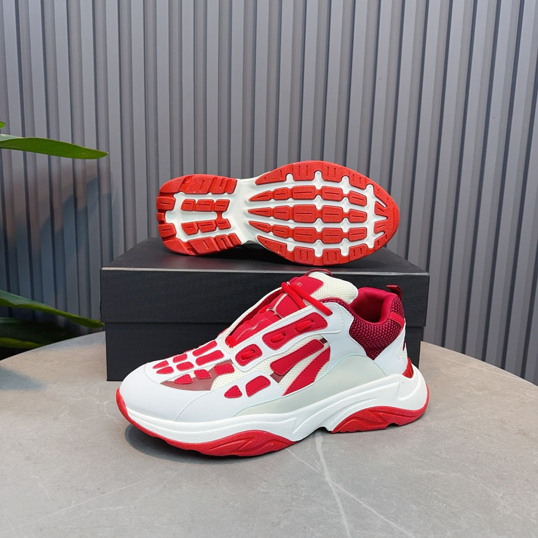 Amiri Bone Runner ' Red' - DesignerGu