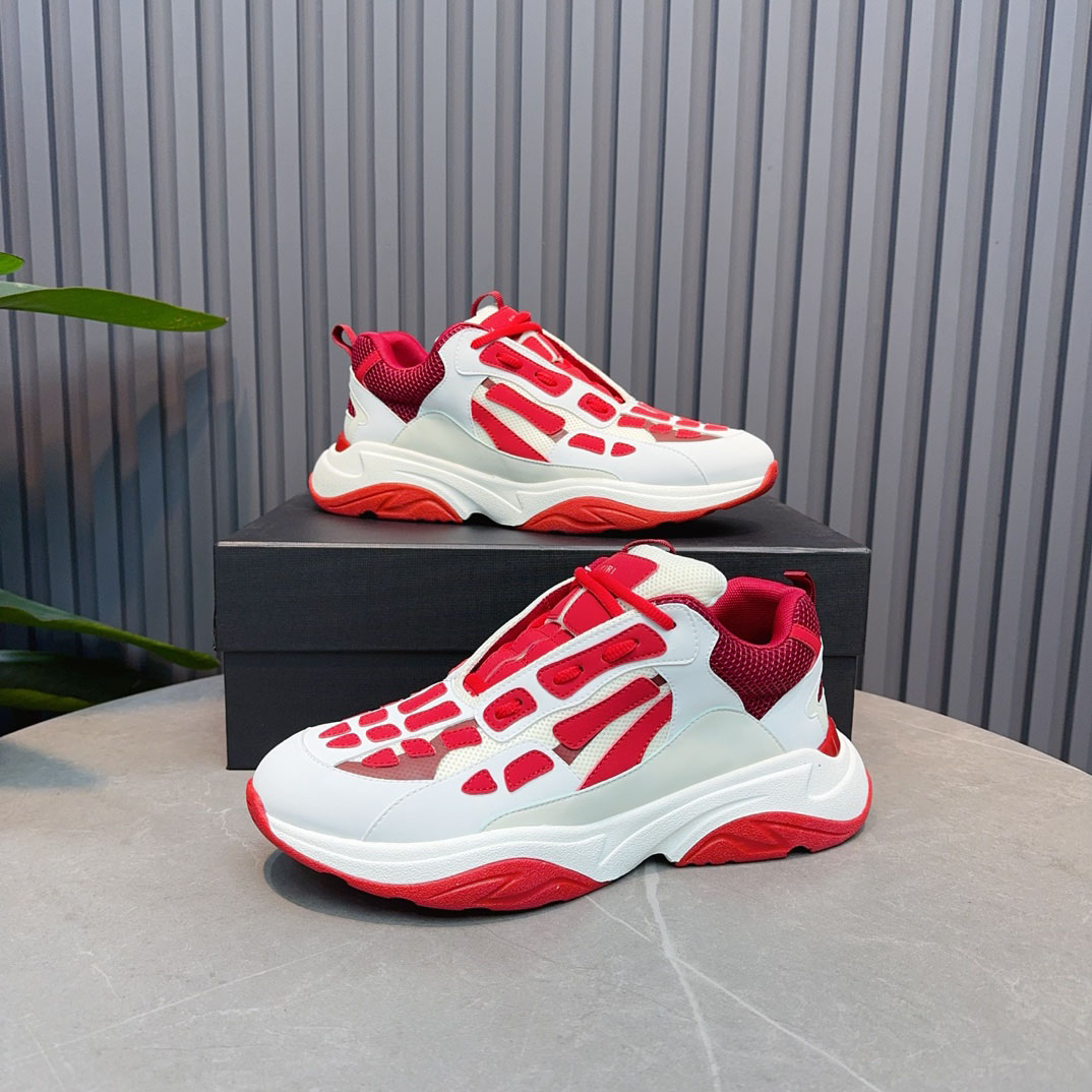 Amiri Bone Runner ' Red' - DesignerGu