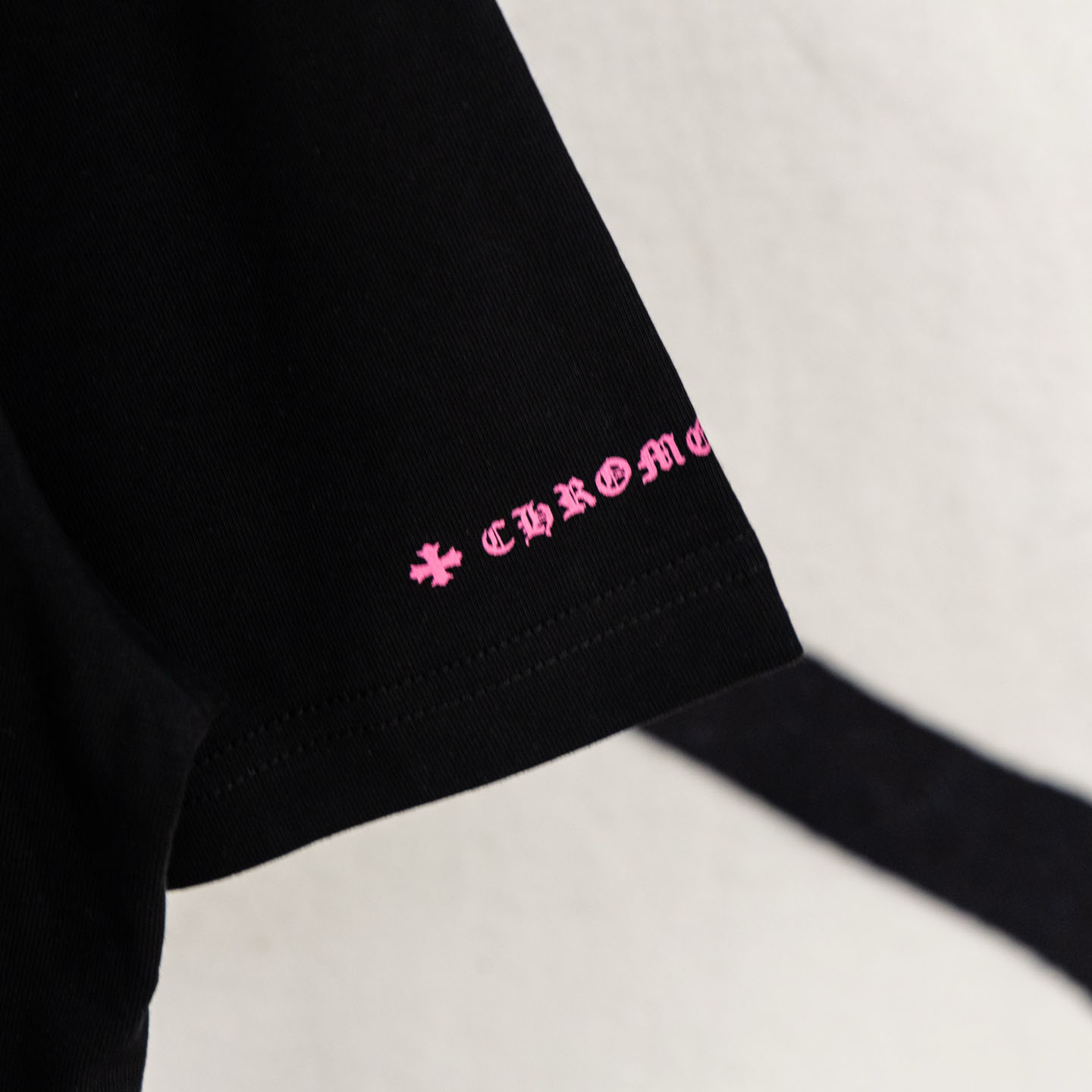 Chrome Hearts Horseshoe Print T-Shirt 'Black/Pink' - DesignerGu