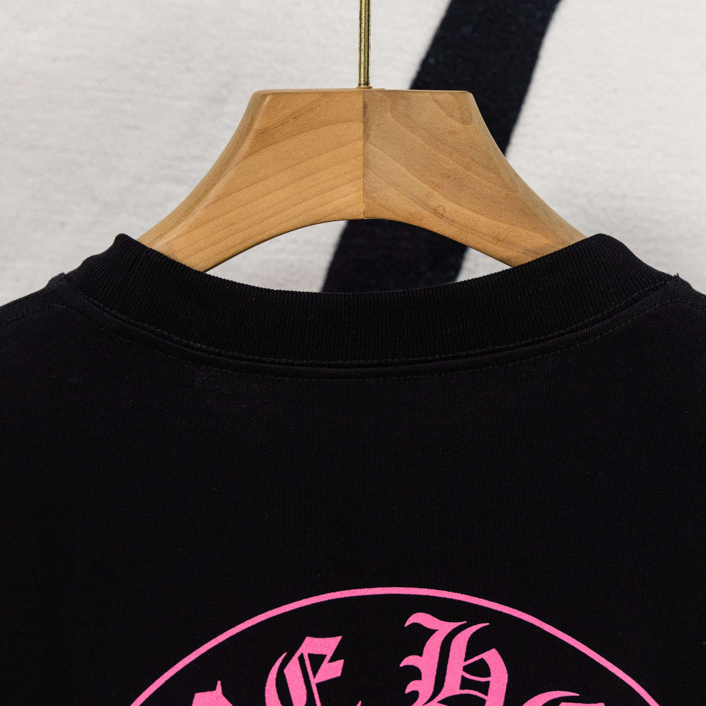 Chrome Hearts Horseshoe Print T-Shirt 'Black/Pink' - DesignerGu