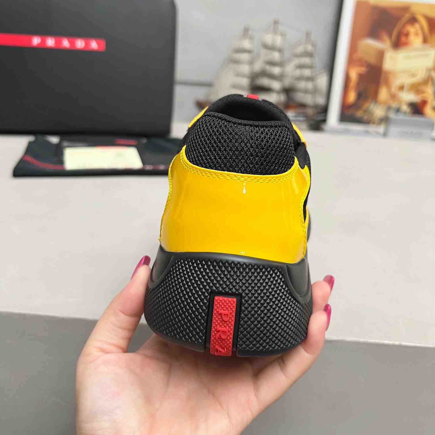 Prada America's Cup 'Yellow Black' - DesignerGu