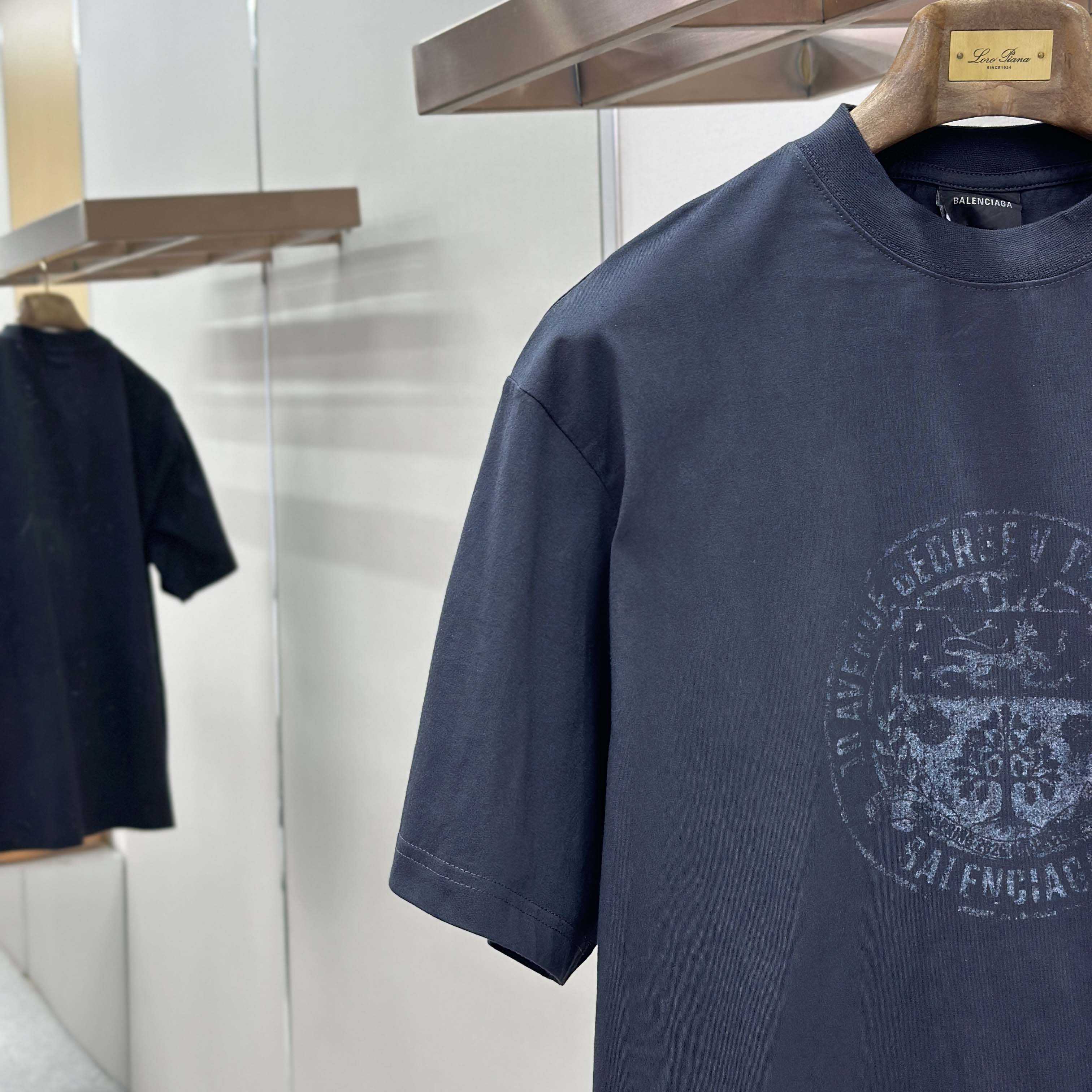 Balenciaga The Address Medium Fit T-Shirt  - DesignerGu