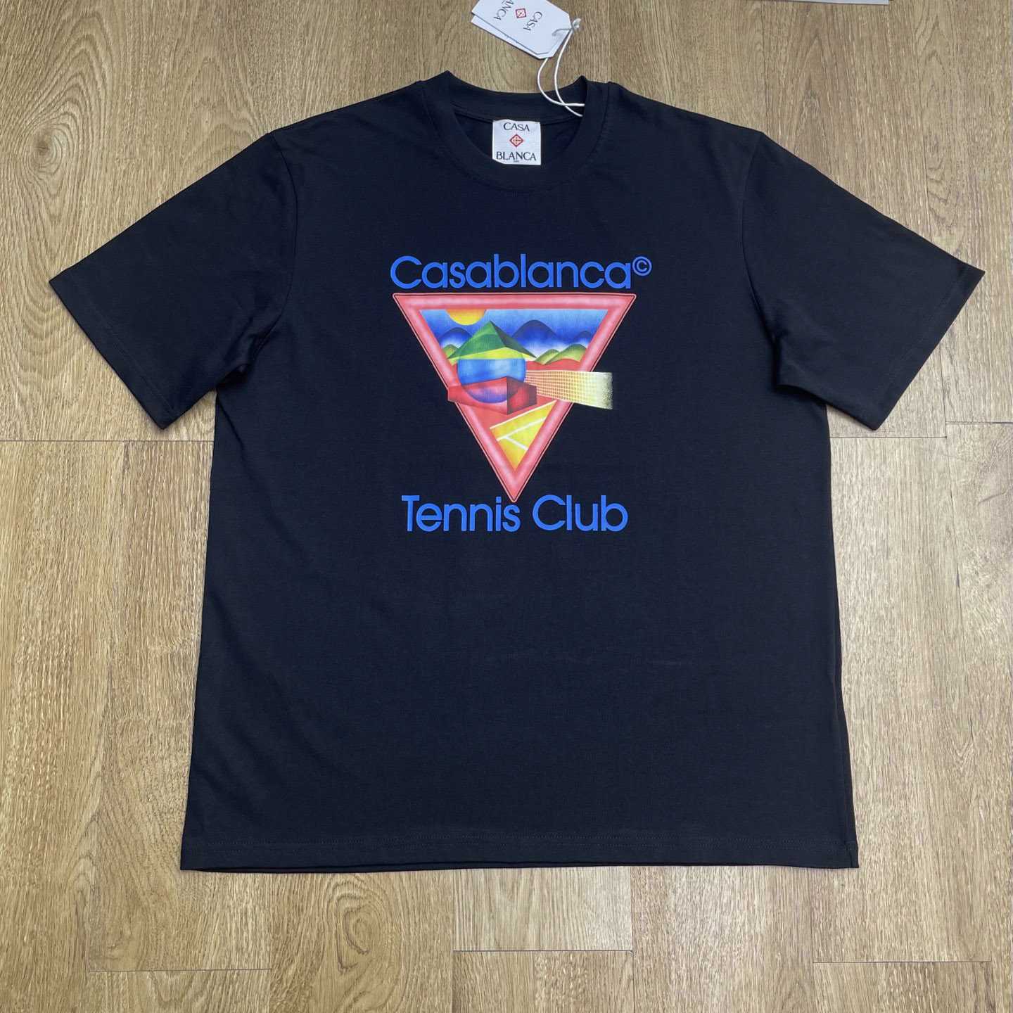 Casablanca Tennis Club Icon Short Sleeve T‑Shirt C1063 - DesignerGu