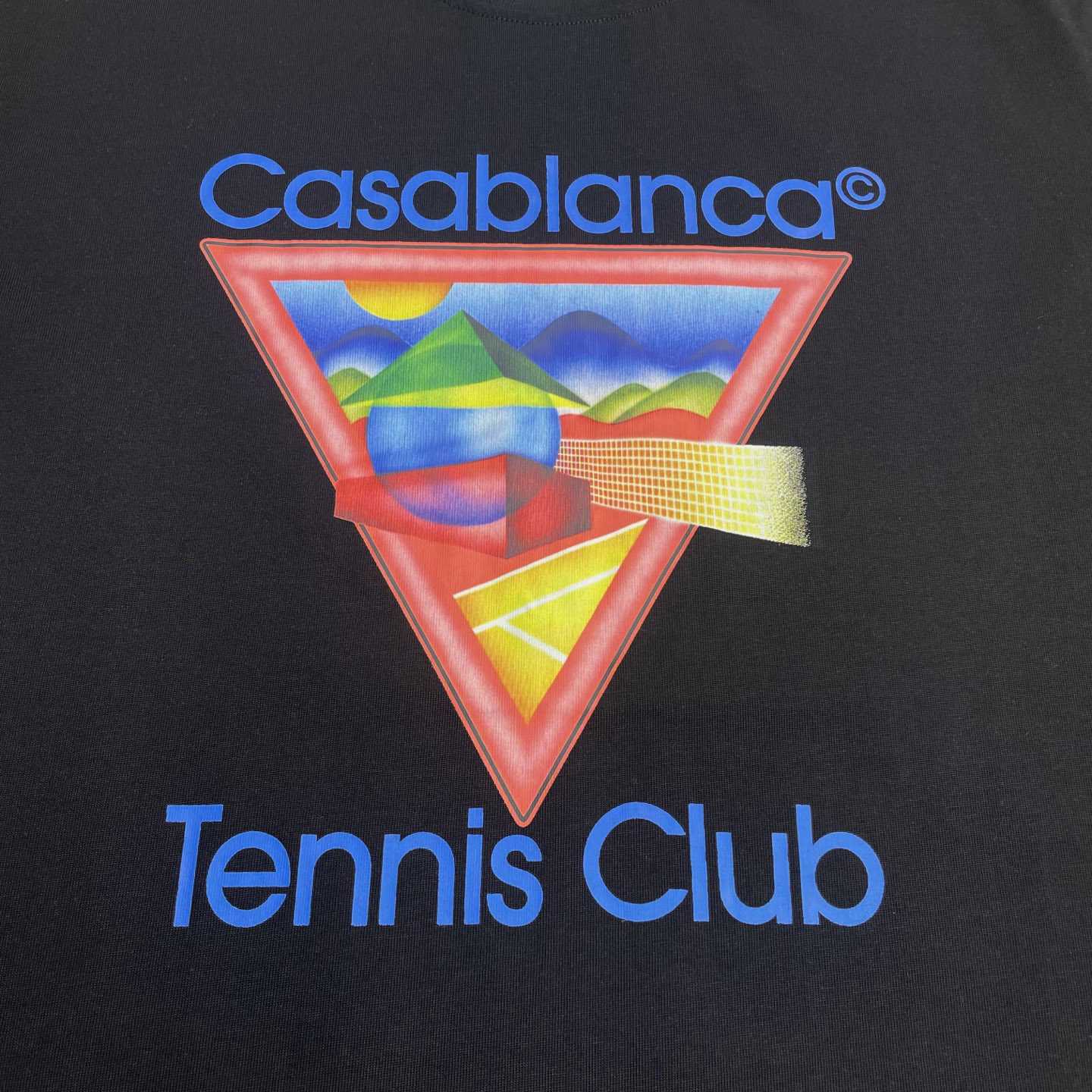 Casablanca Tennis Club Icon Short Sleeve T‑Shirt C1063 - DesignerGu