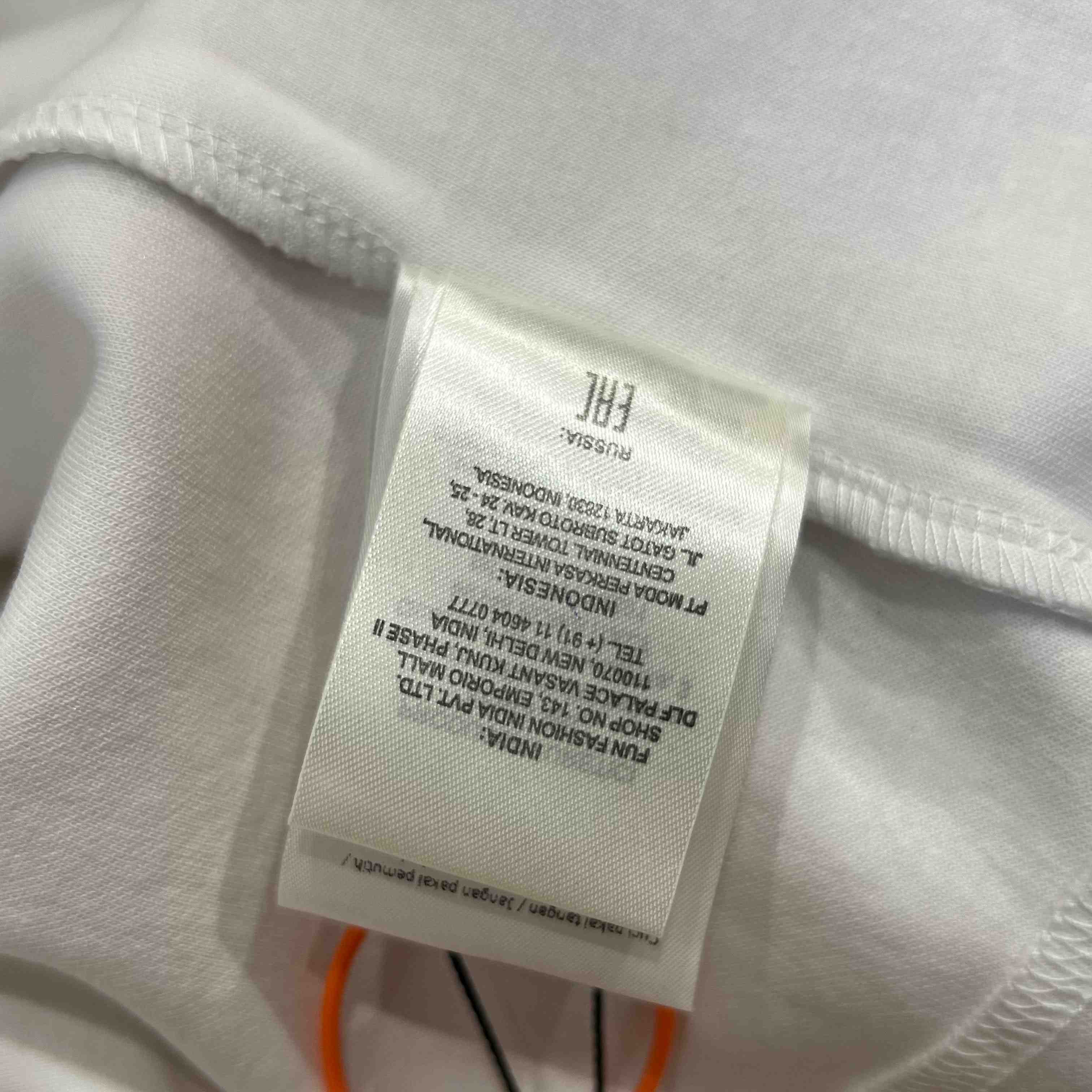 Fendi White Cotton T-shirt - DesignerGu
