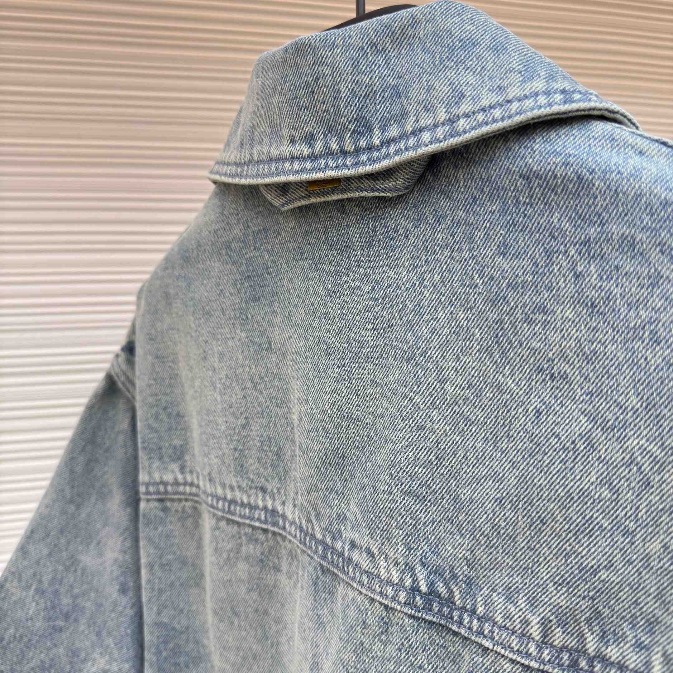 Louis Vuitton Short Sleeve Denim Workwear Shirt - DesignerGu
