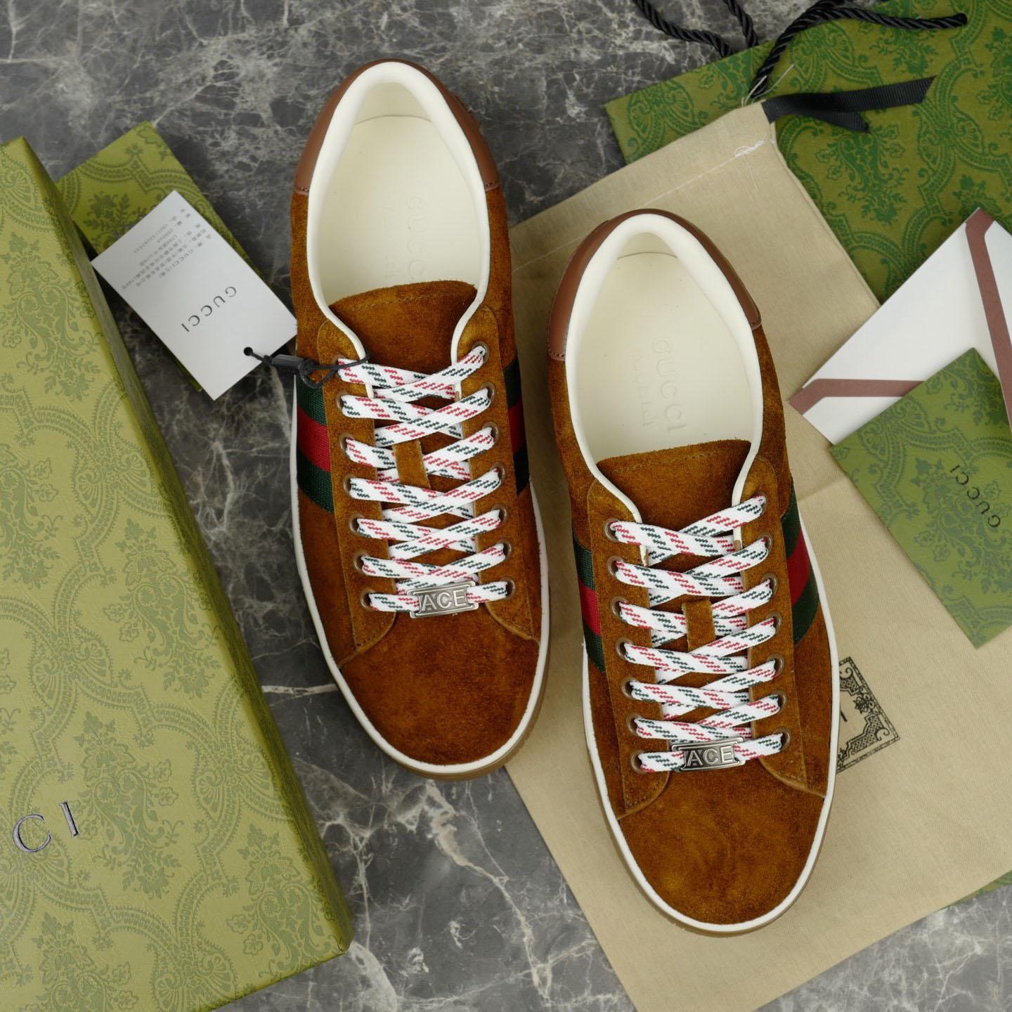 Gucci Ace Sneaker With Web - DesignerGu