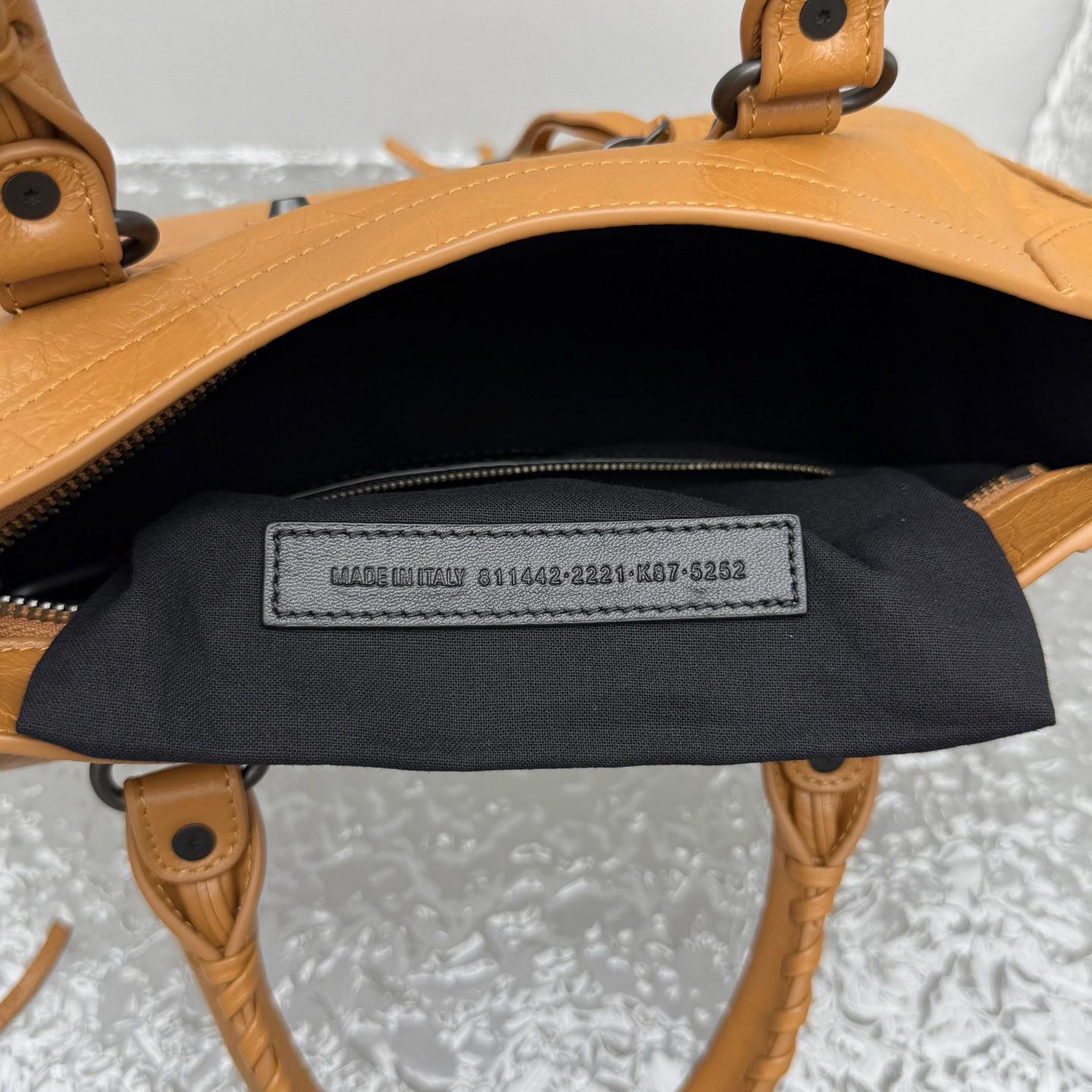Balenciaga  Le City Bag Small In Camel - DesignerGu