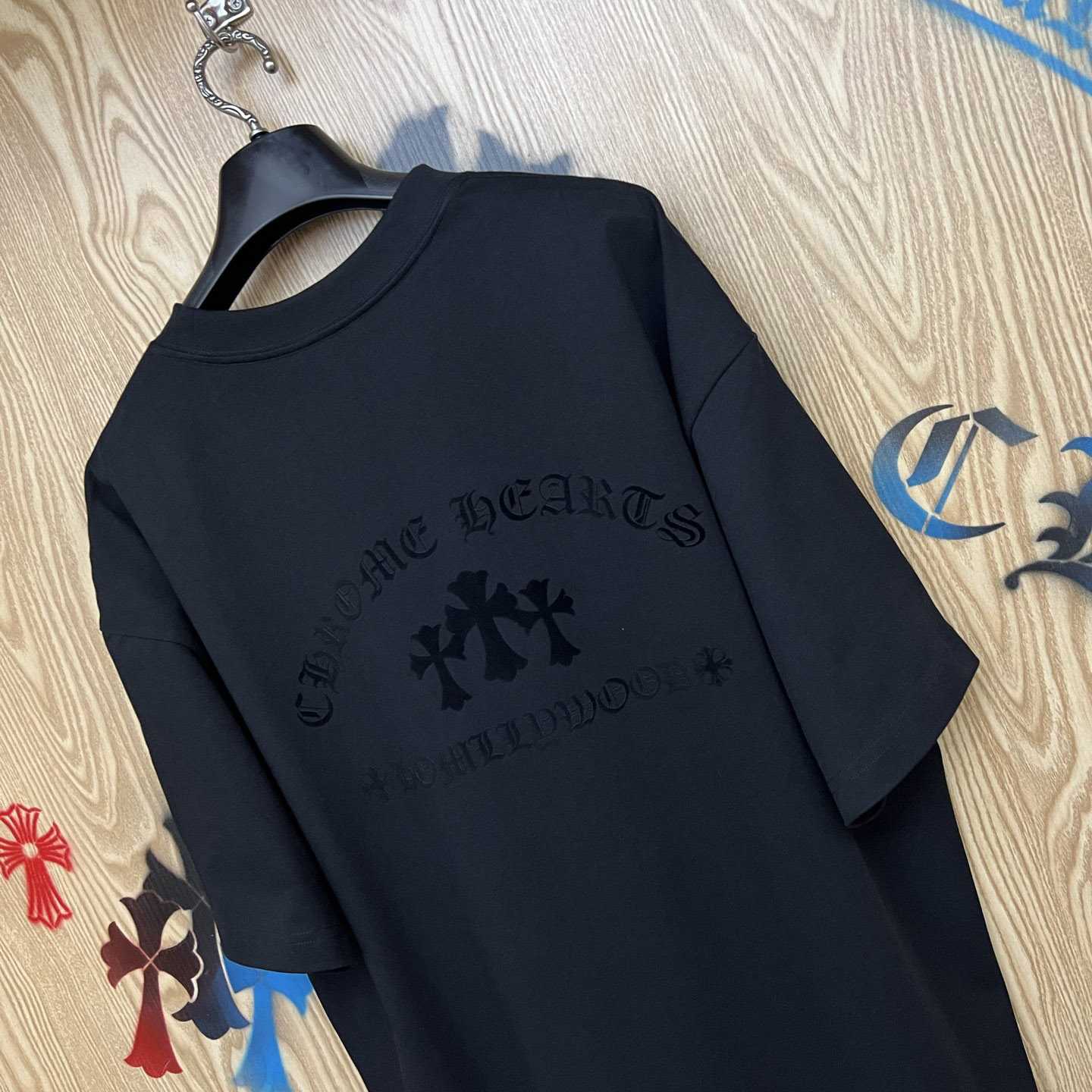 Chrome Hearts Triple Cross T-Shirt 'Black' - DesignerGu