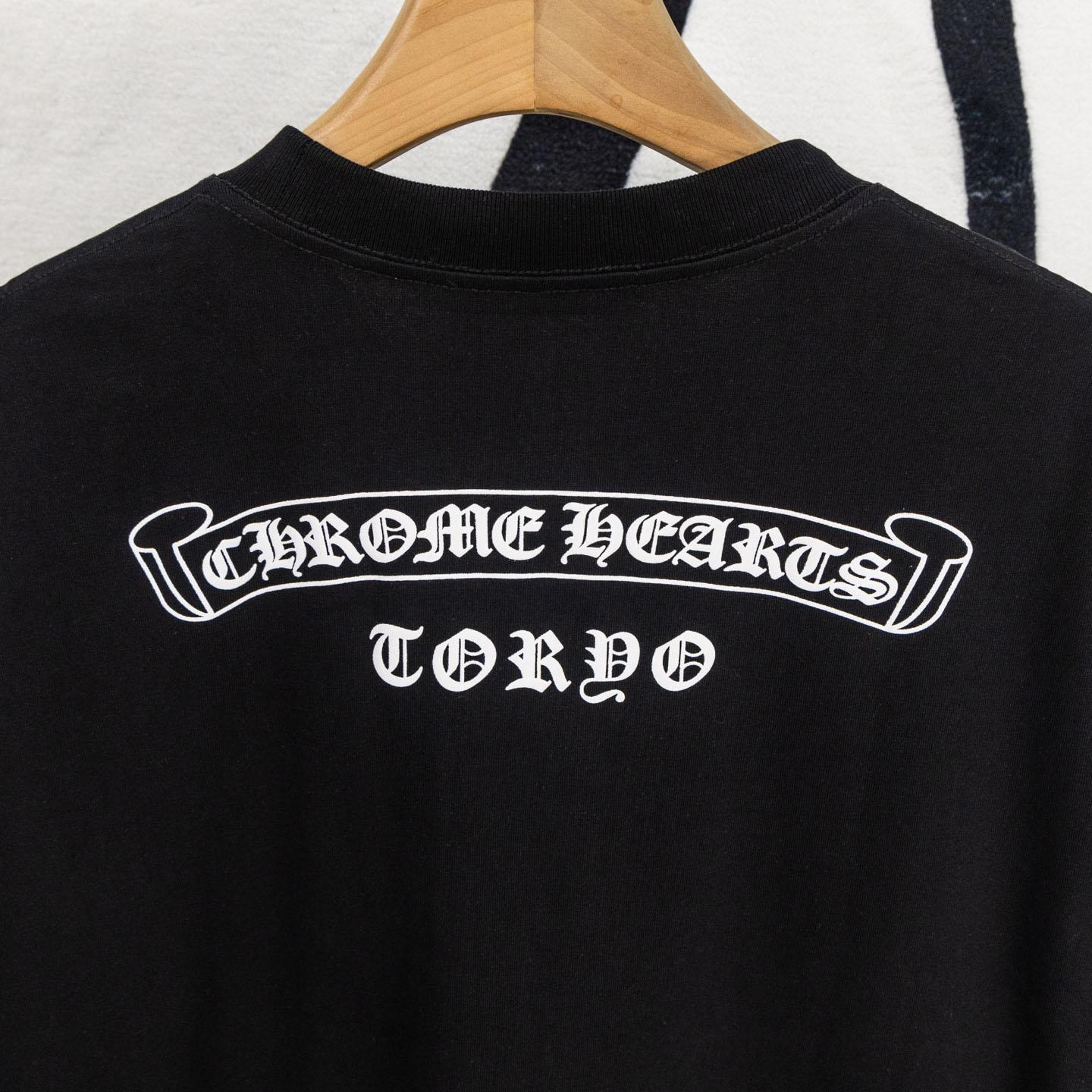 Chrome Hearts Scroll Osaka T-Shirt 'Black' - DesignerGu