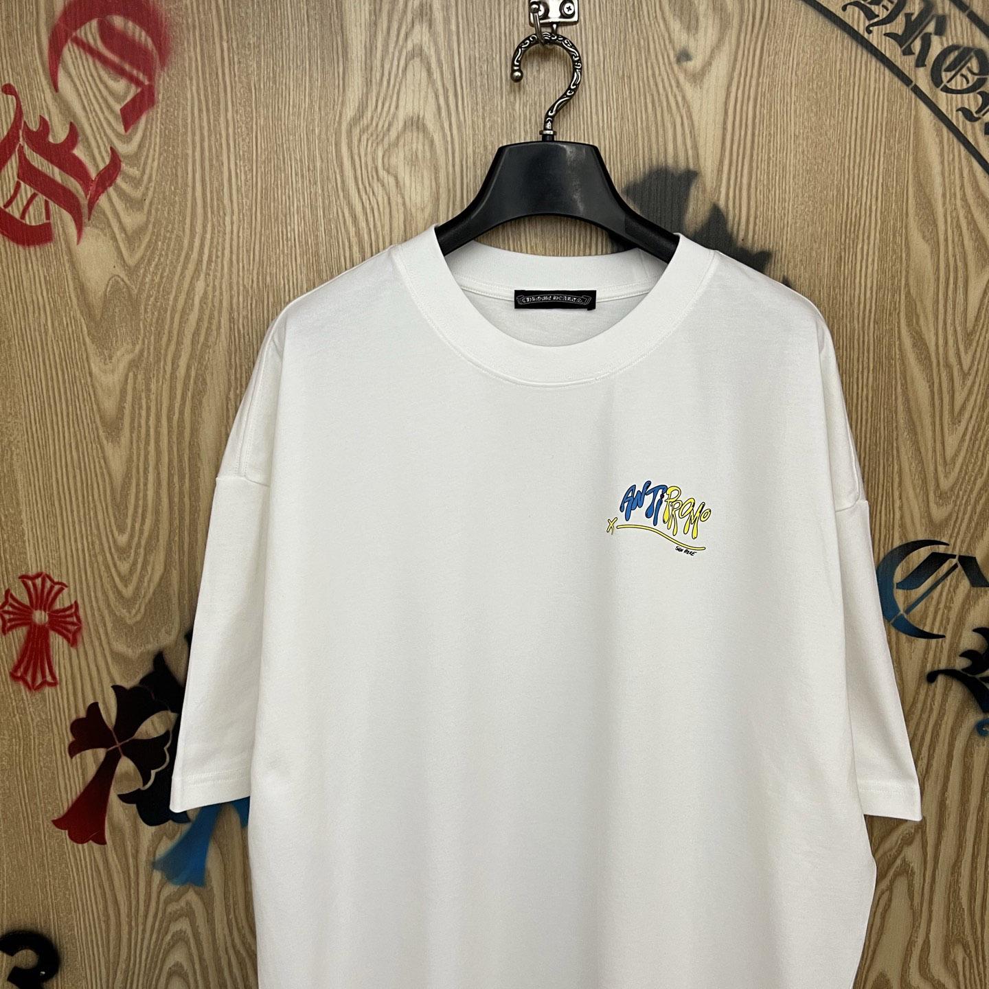 Chrome Hearts Matty Boy Anti Promo White Tee - DesignerGu