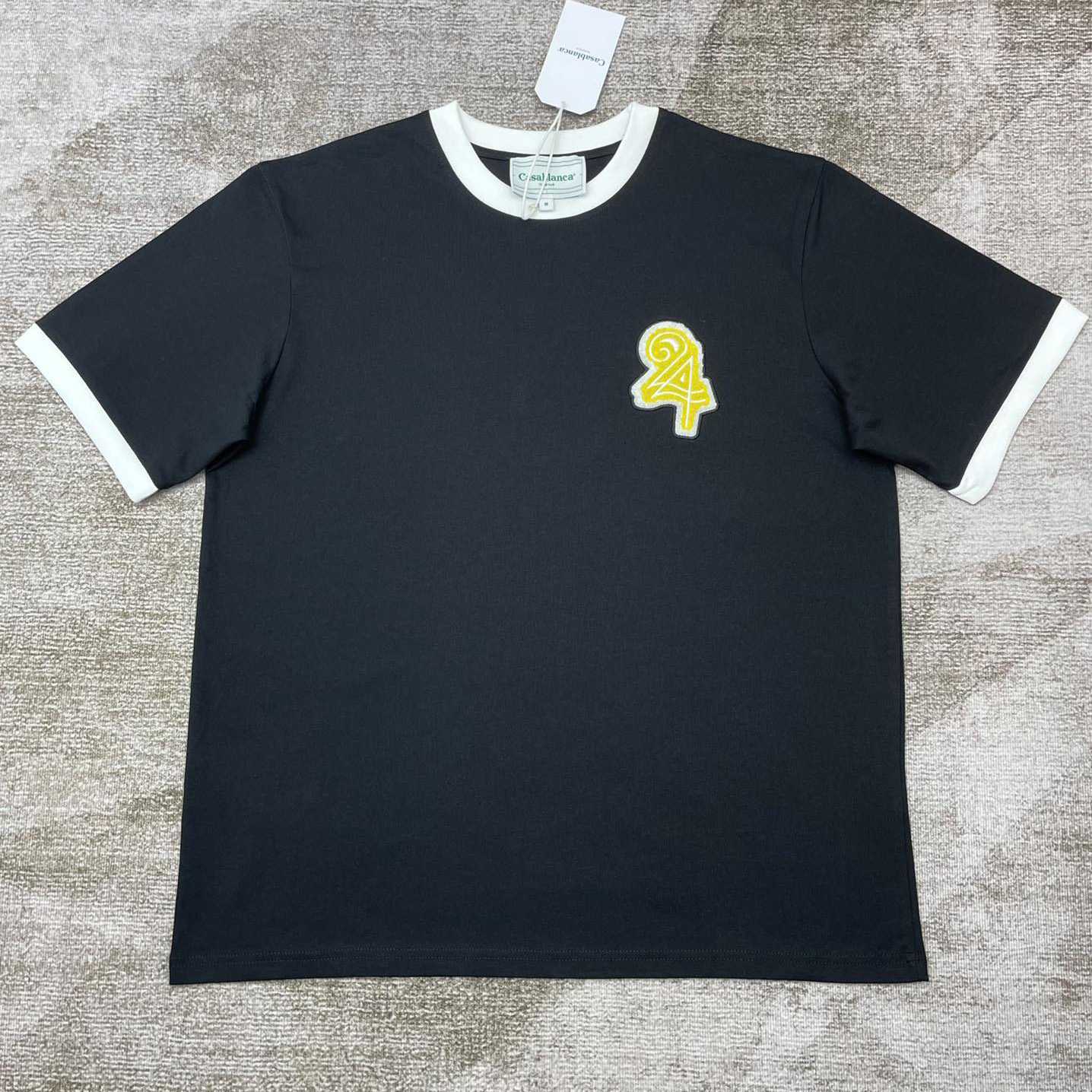 Casablanca Numeral Ringer T-Shirt C910 - DesignerGu