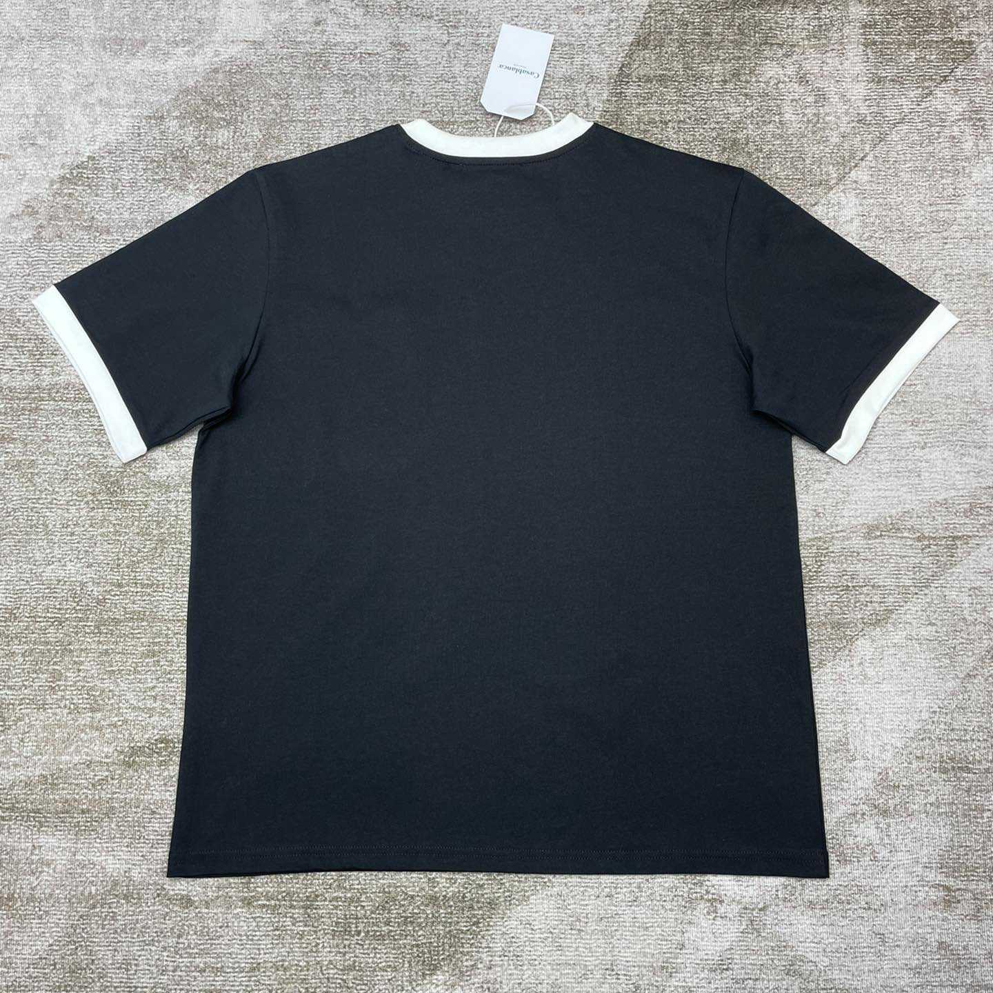 Casablanca Numeral Ringer T-Shirt C910 - DesignerGu