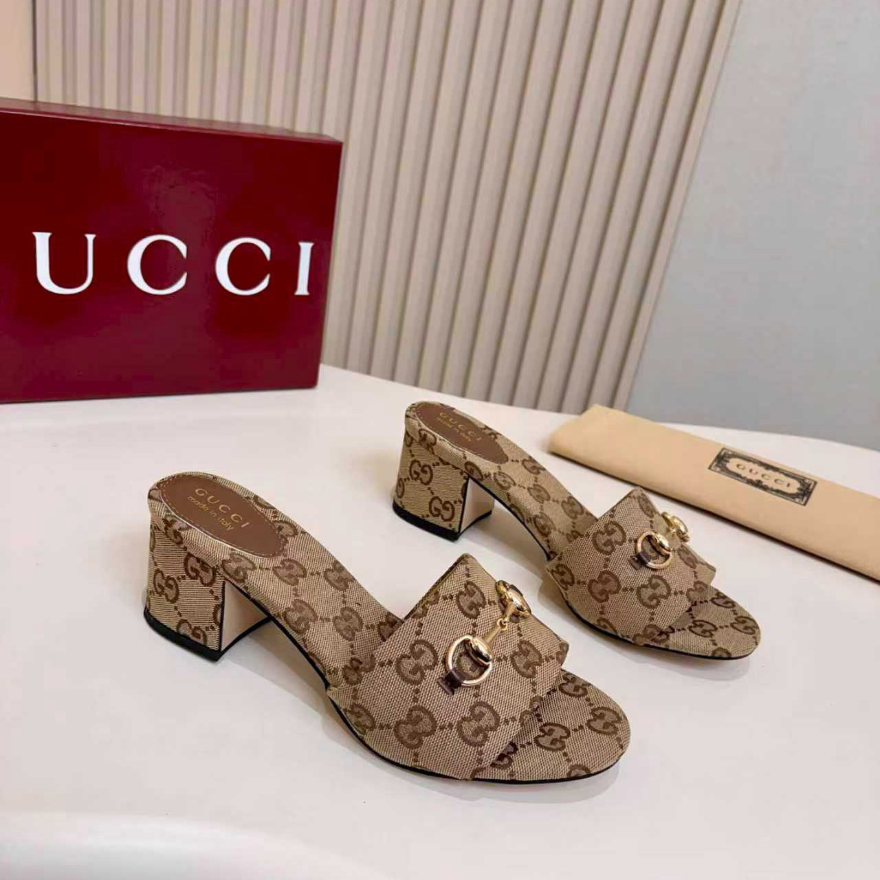 Gucci Slide Sandal With Horsebit - DesignerGu