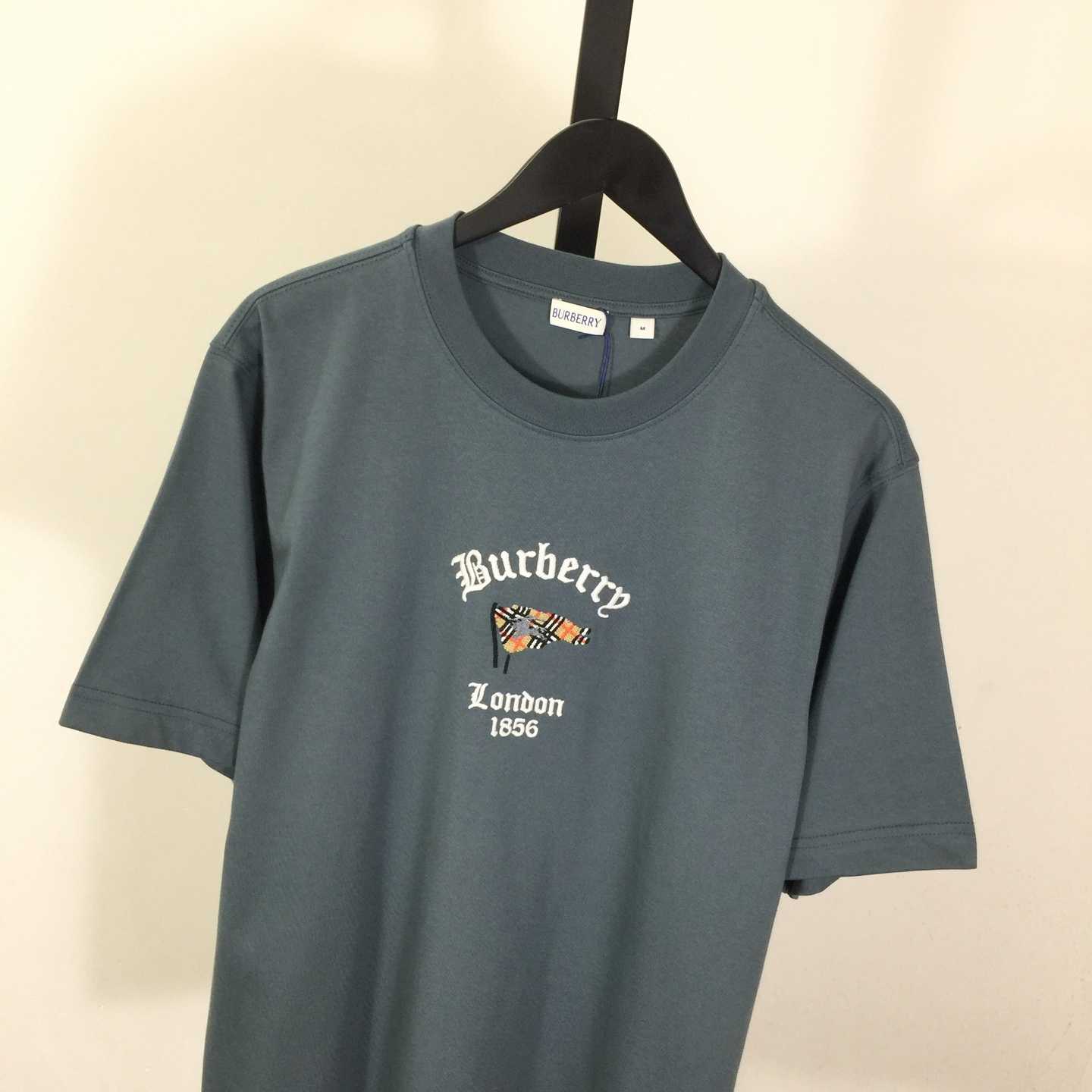 Burberry Check Flag Cotton T-shirt - DesignerGu