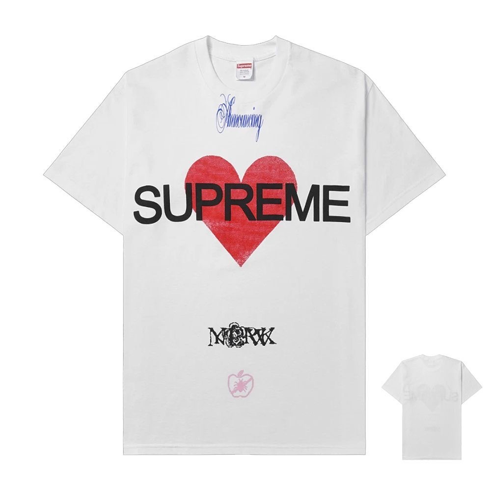 Supreme Announcing Tee 'White' - DesignerGu
