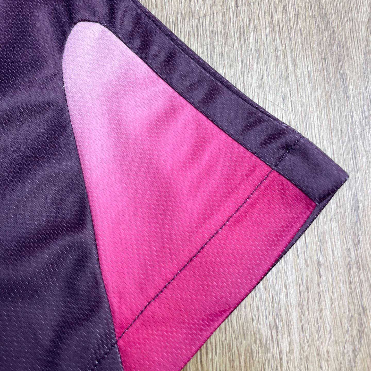 Casablanca Aubergine Gradient Short Sleeve Football Jersey   C1141 - DesignerGu