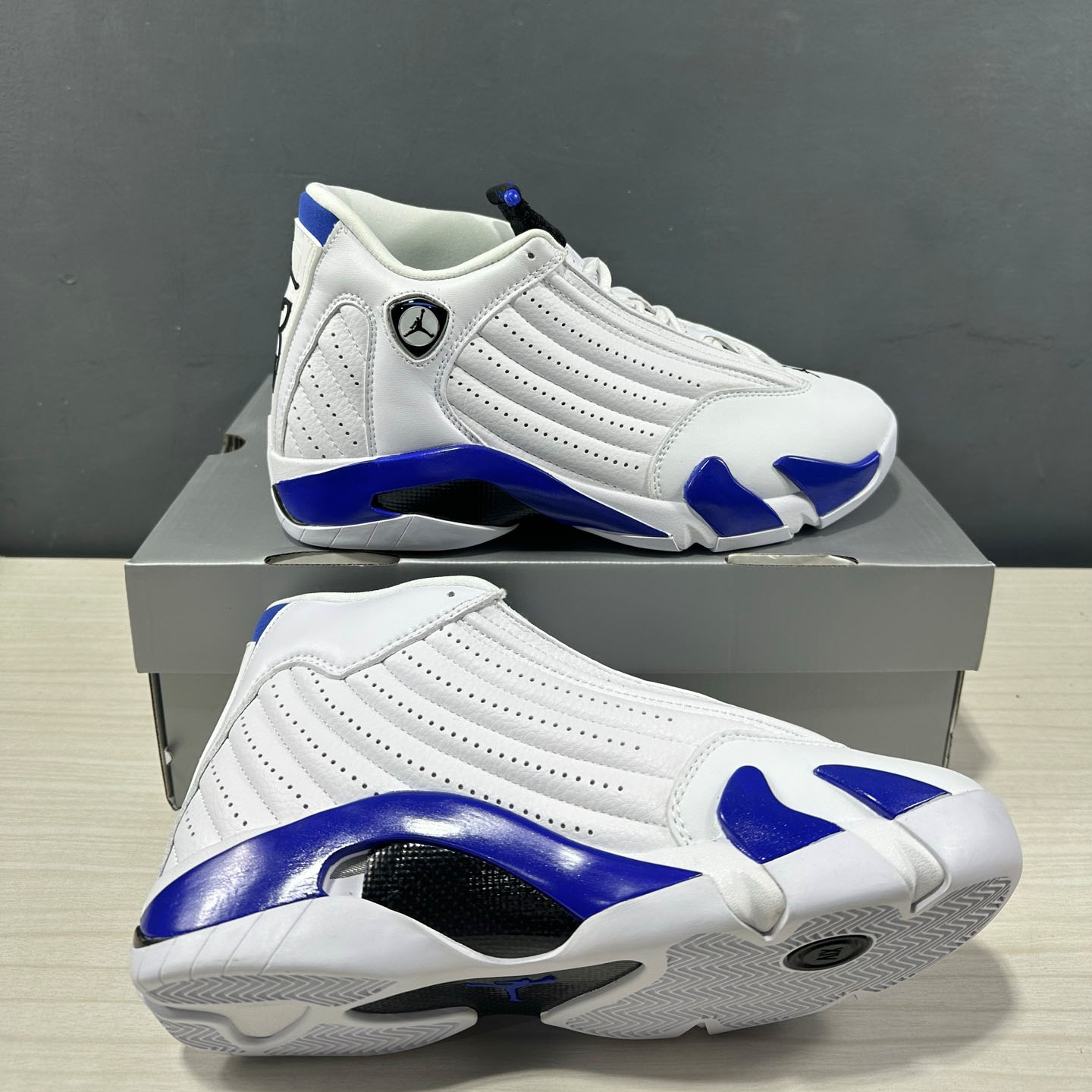  Jordan Air Jordan 14 retro hyper royal Sneakers       487471-104  - DesignerGu