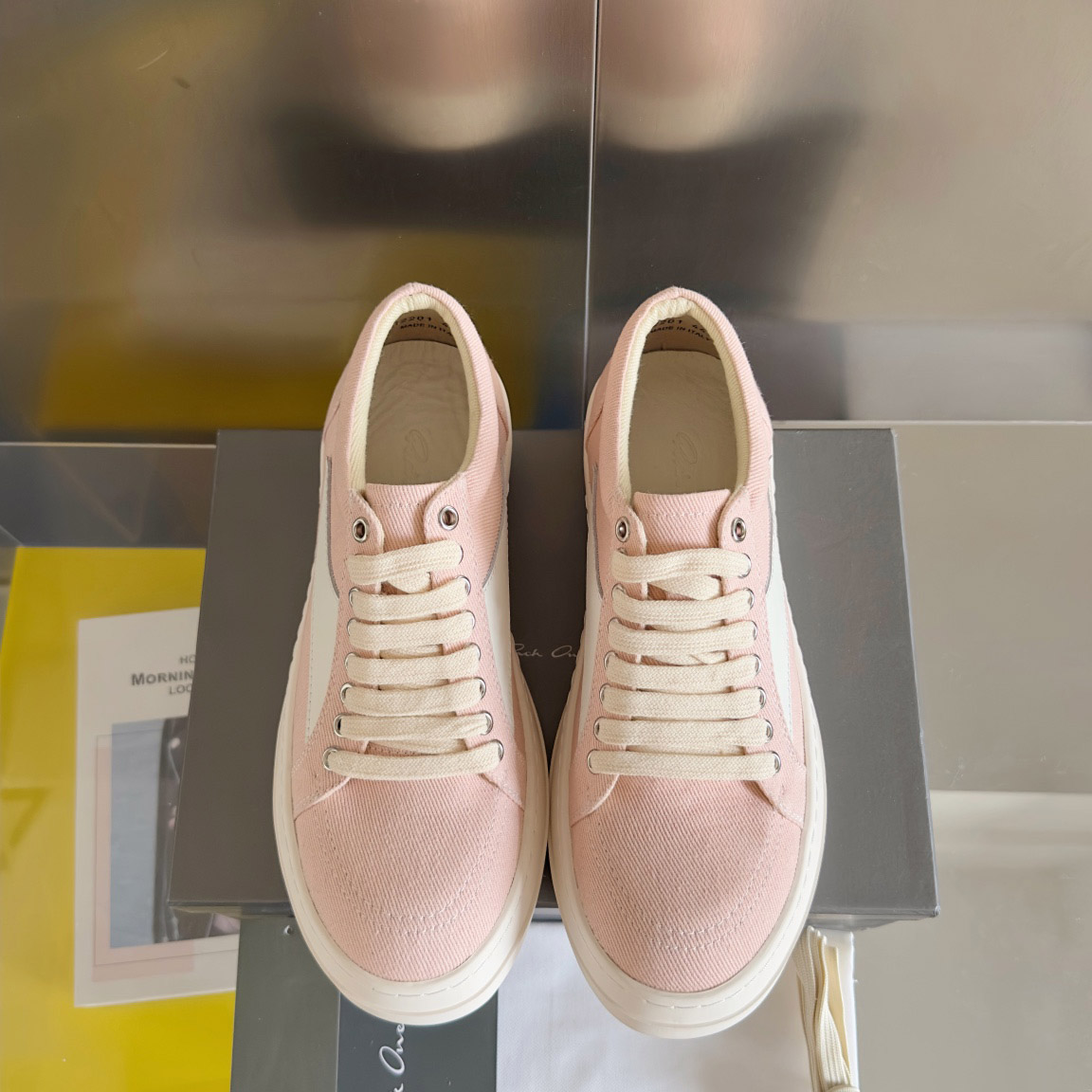 Rick Owens EDFU Vintage Low 'Faded Pink' - DesignerGu