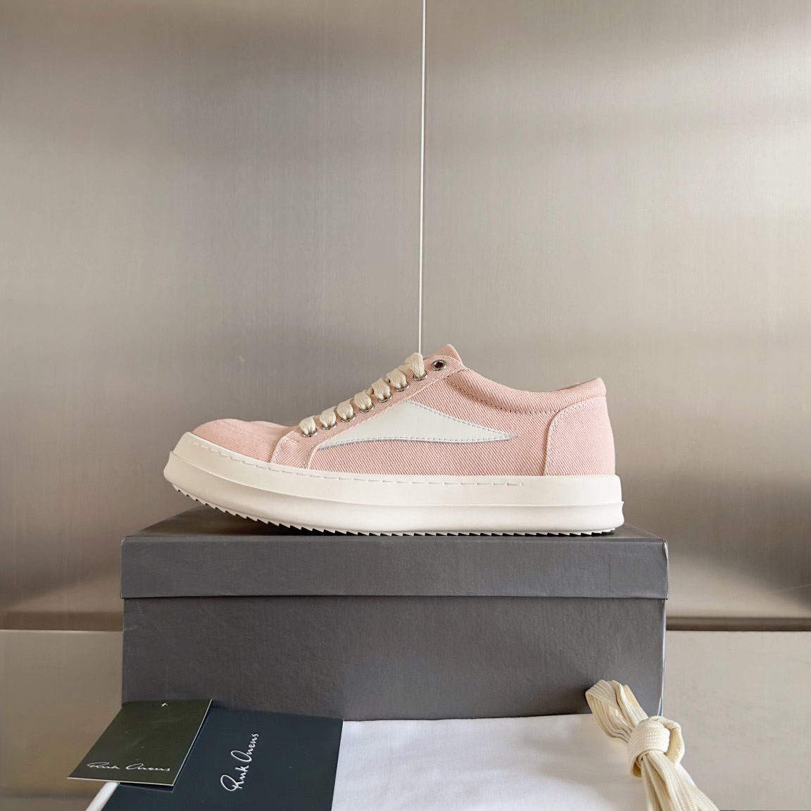 Rick Owens EDFU Vintage Low 'Faded Pink' - DesignerGu
