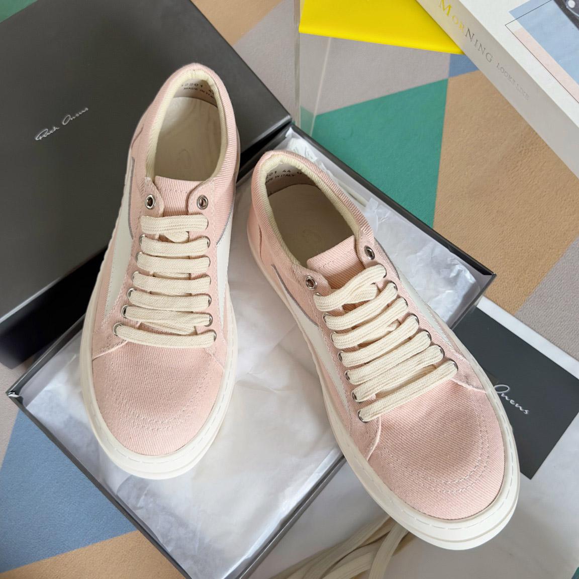 Rick Owens EDFU Vintage Low 'Faded Pink' - DesignerGu