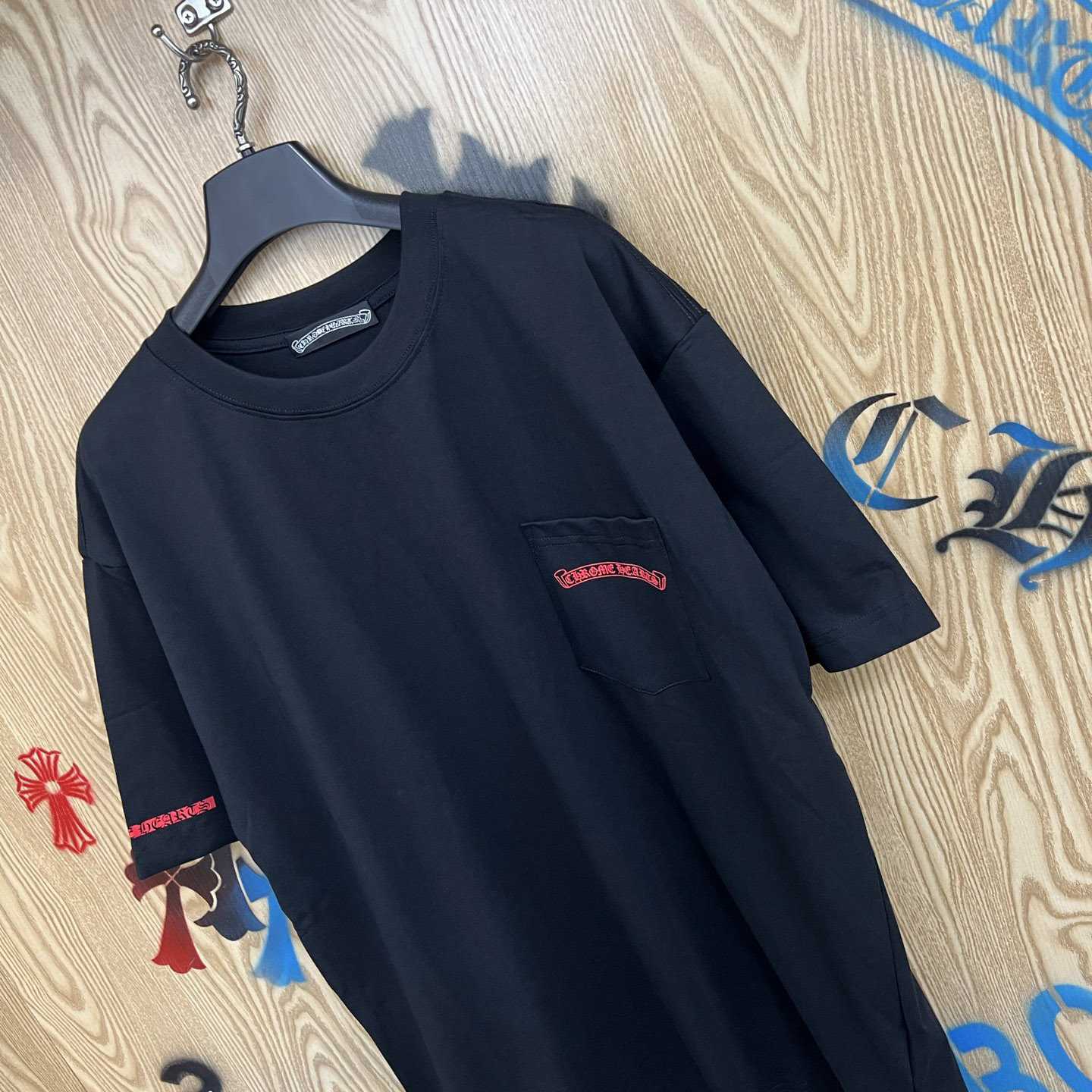 Chrome Hearts Vertical Logo T-Shirt   'Black' - DesignerGu