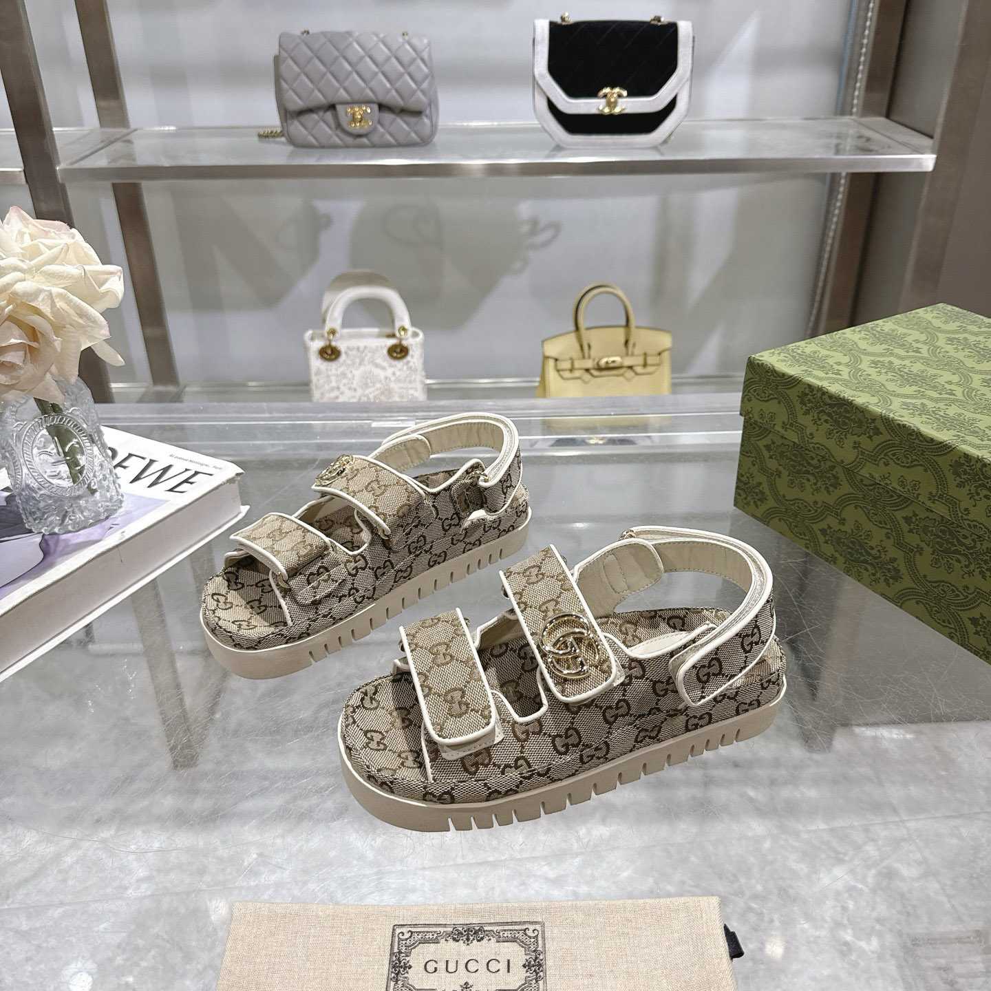 Gucci Sandal With Double G - DesignerGu