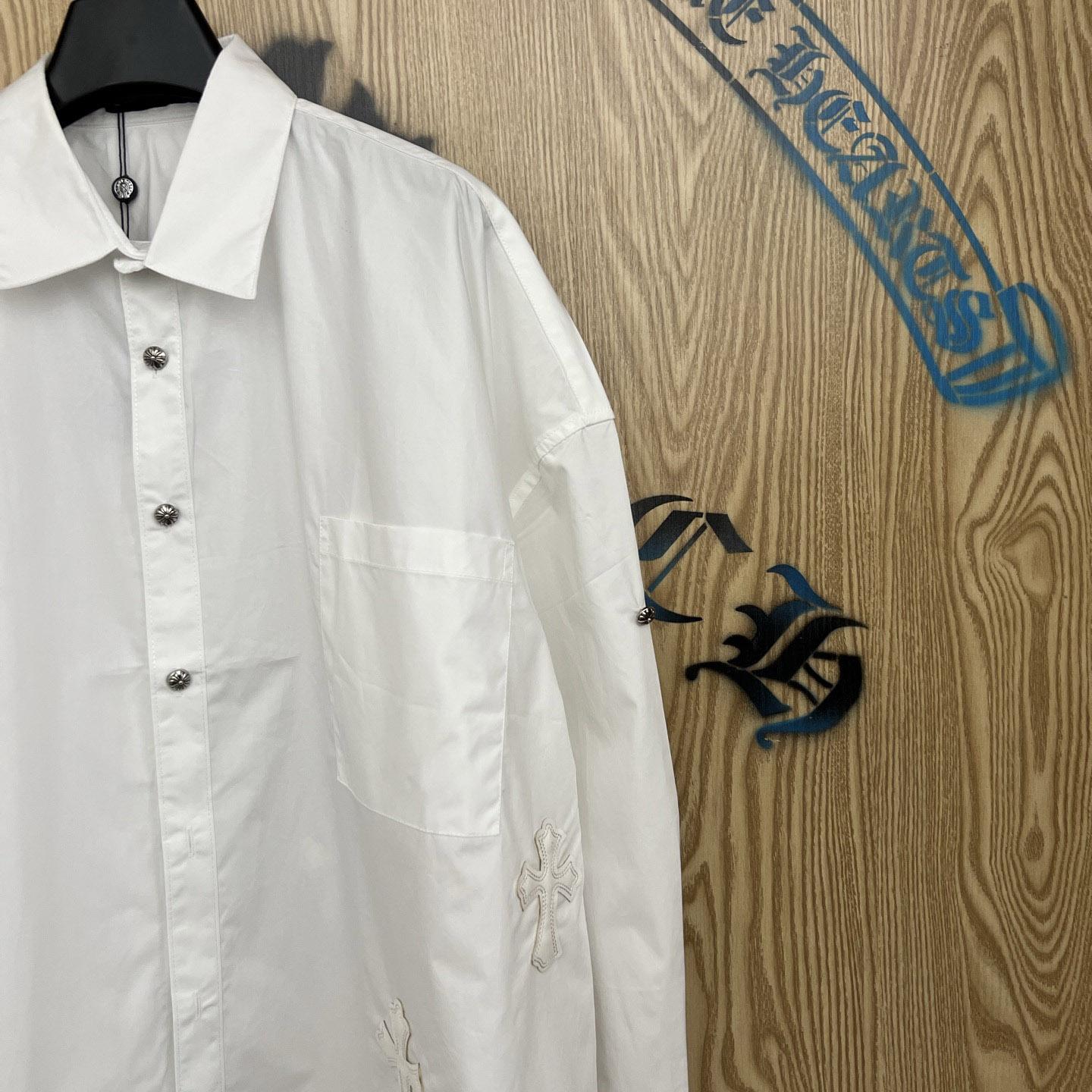 Chrome Hearts  Oversized Cross Patch Shirt - DesignerGu
