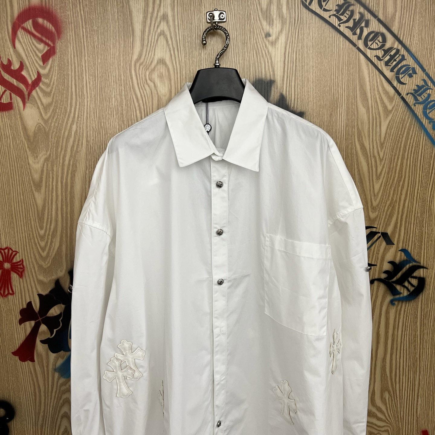 Chrome Hearts  Oversized Cross Patch Shirt - DesignerGu