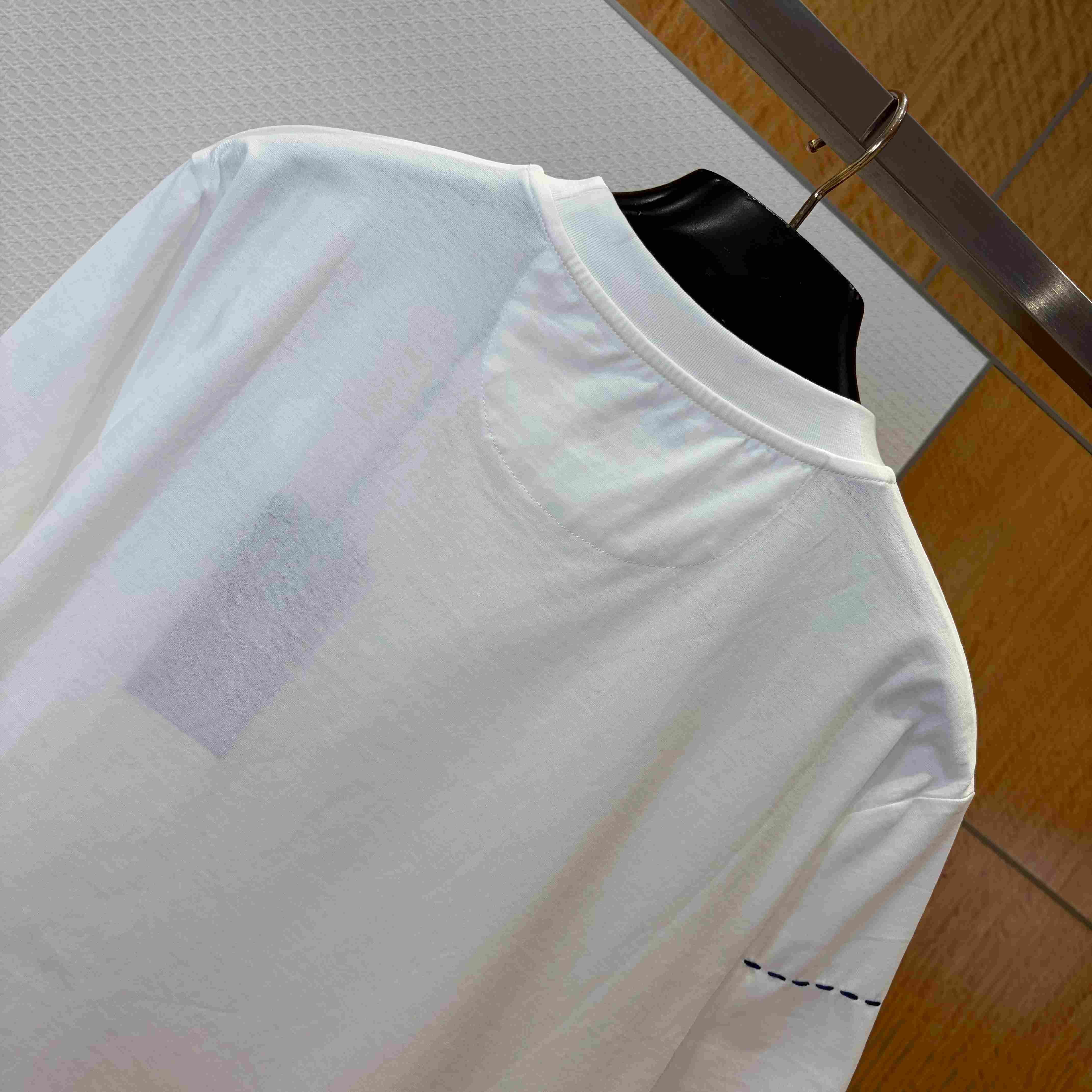 Fendi White Cotton T-shirt - DesignerGu