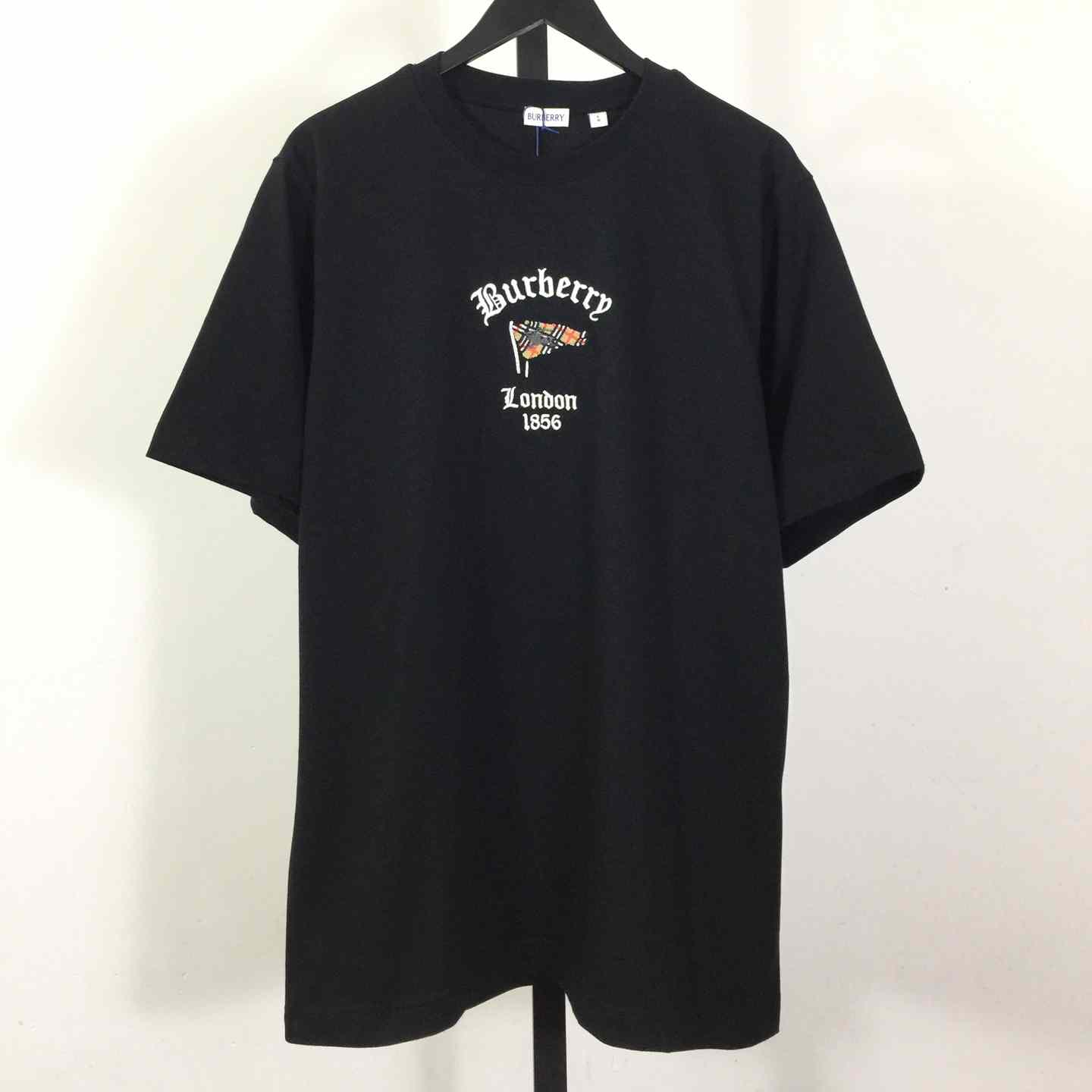 Burberry Check Flag Cotton T-shirt - DesignerGu