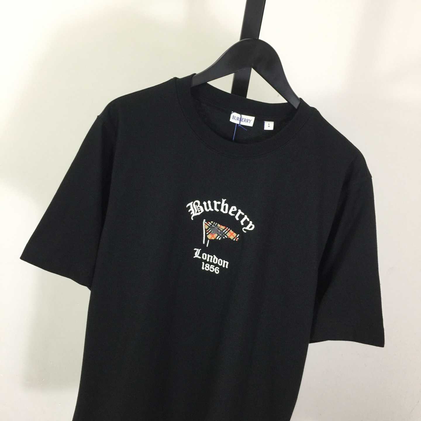 Burberry Check Flag Cotton T-shirt - DesignerGu