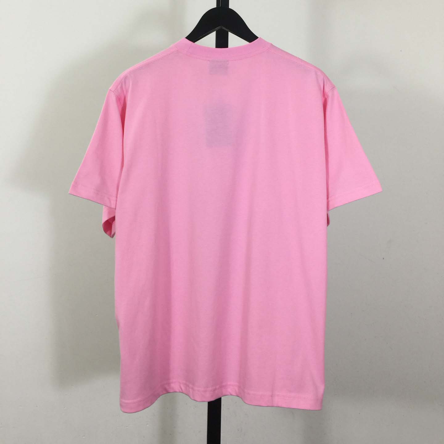 Balenciaga Vintage Surfer Oversized T-Shirt in old pink dry jersey - DesignerGu