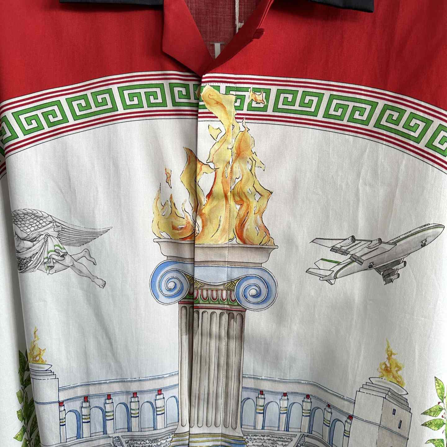 Casablanca  Unique Games Printed Cotton Shirt - DesignerGu
