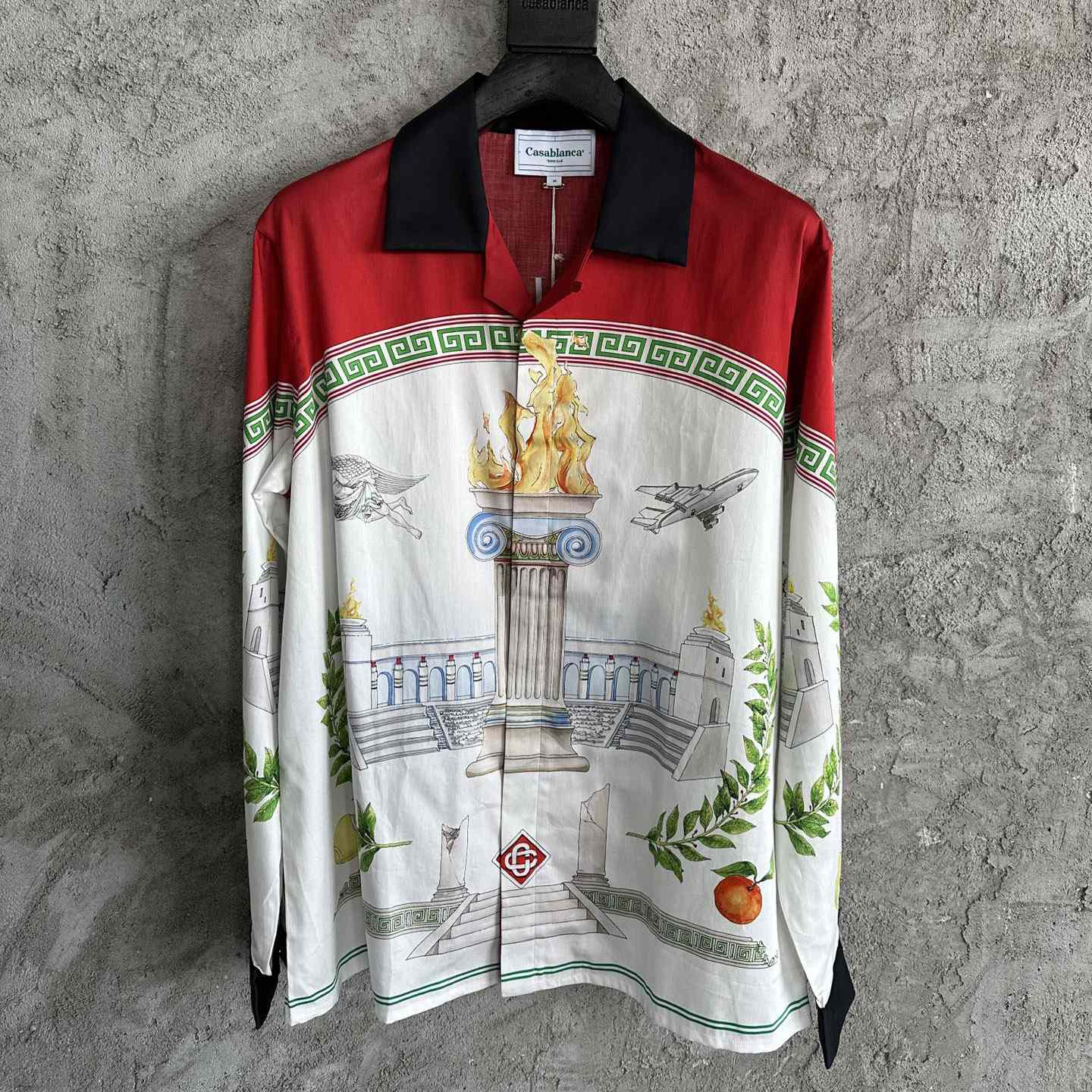 Casablanca  Unique Games Printed Cotton Shirt - DesignerGu