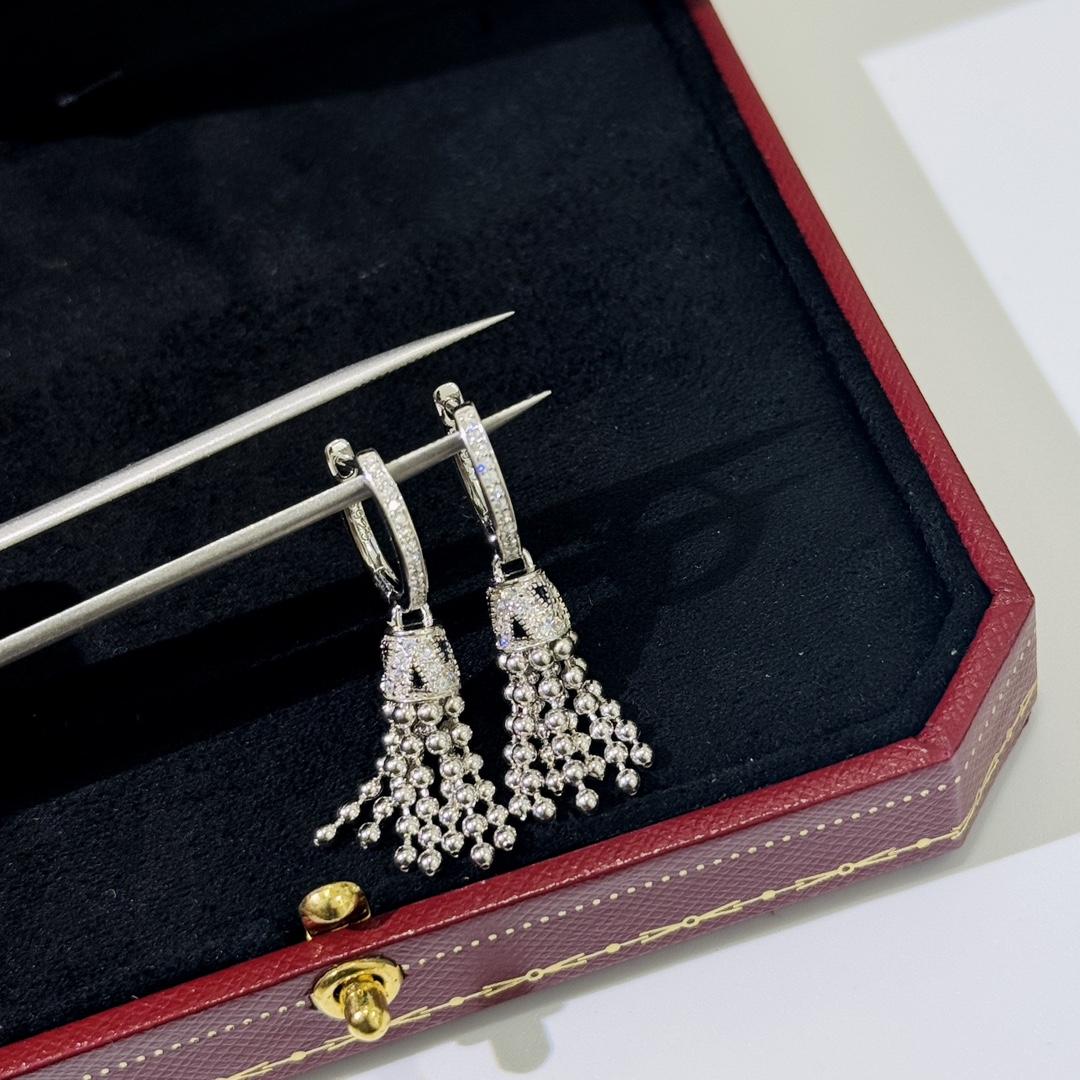 Cartier Panthère De Cartier Earrings - DesignerGu