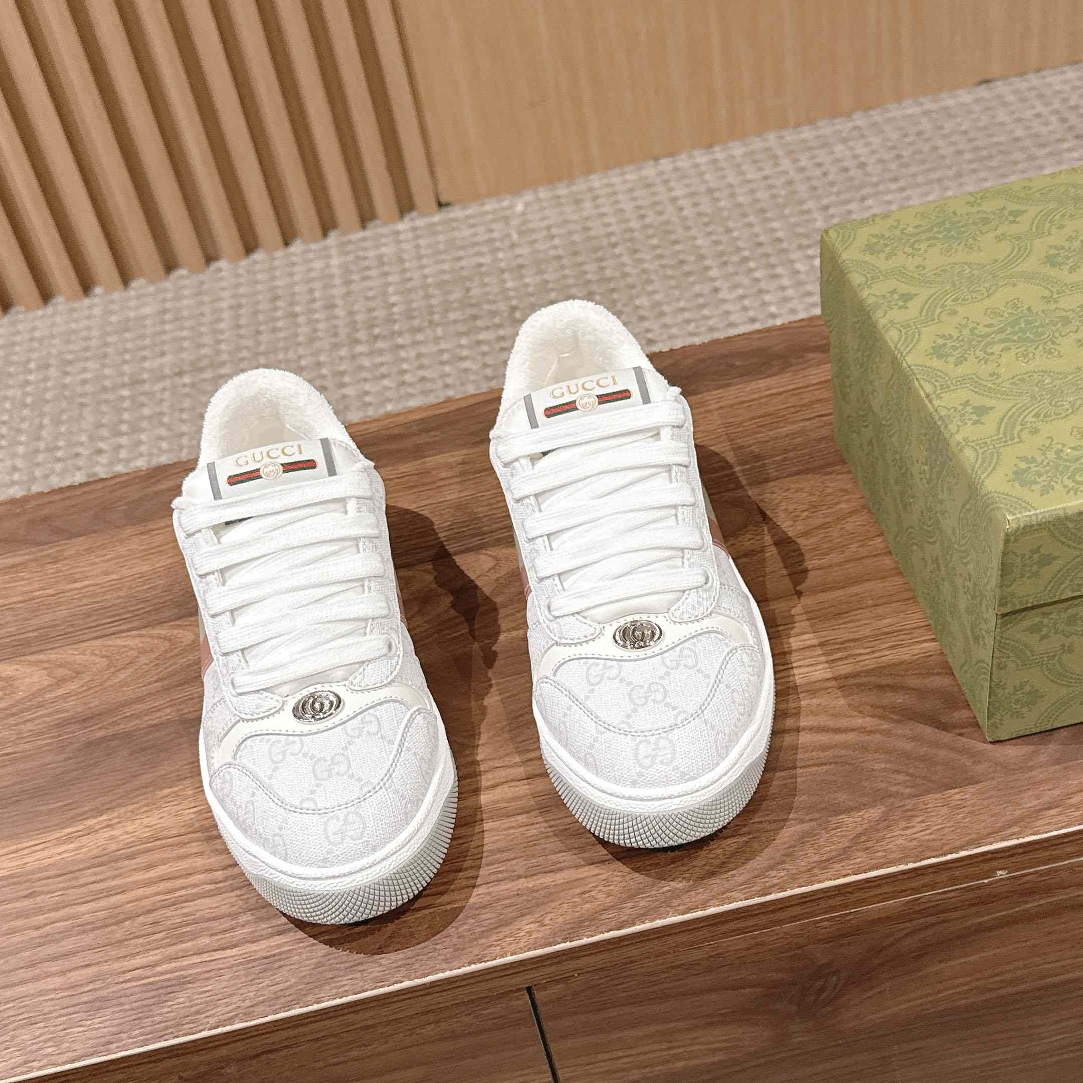 Gucci Screener GG Canvas Sneakers - DesignerGu