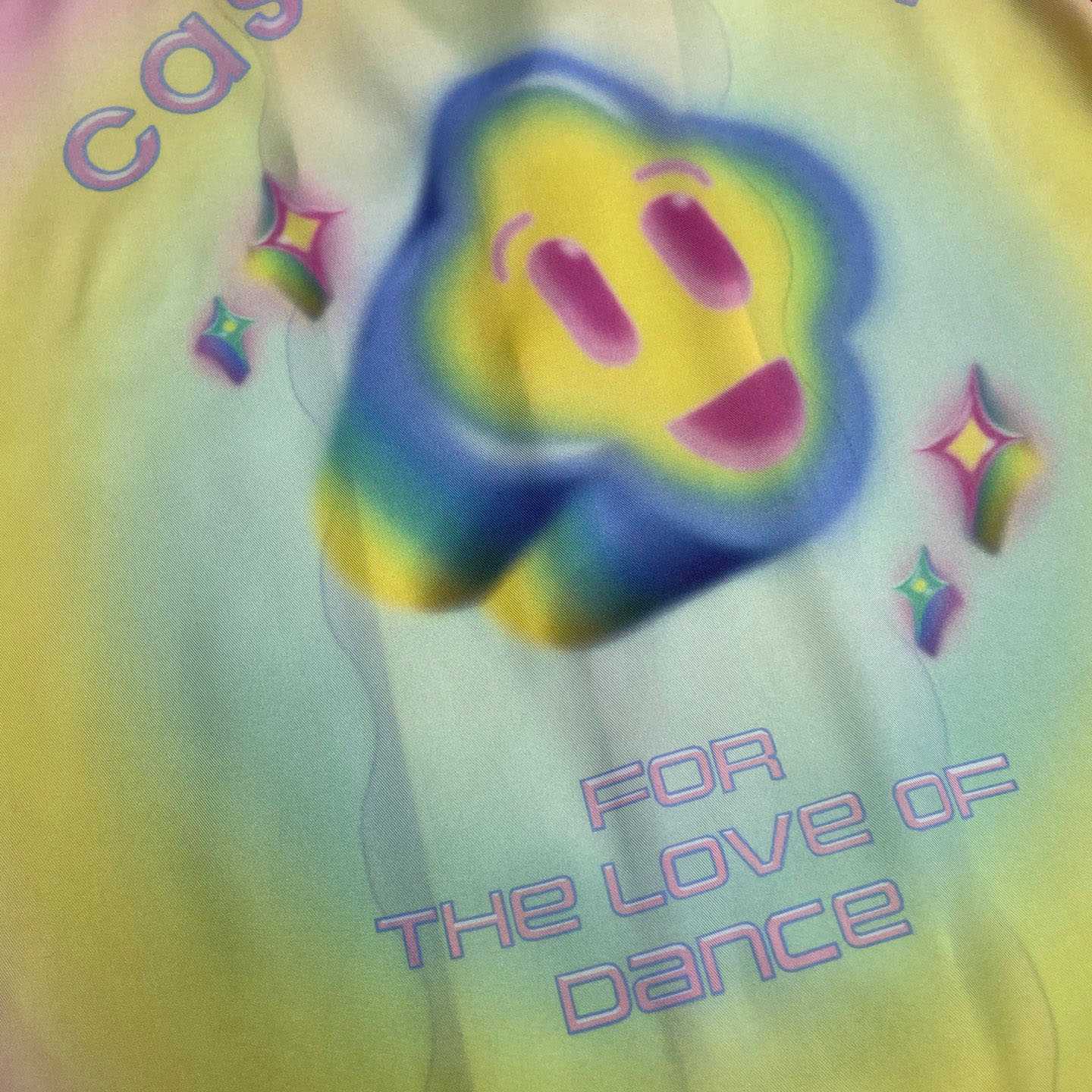 Casablanca Pink & Yellow 'For The Love Of Dance' Short Sleeve Shirt CA3575 - DesignerGu