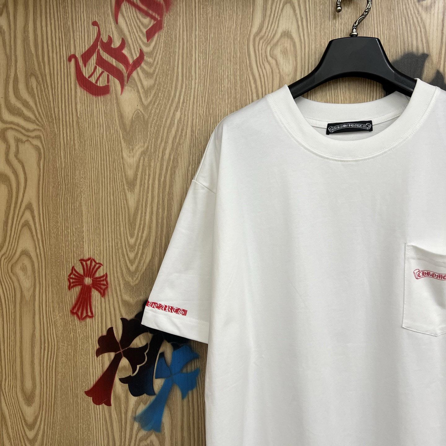 Chrome Hearts Vertical Logo T-Shirt  'White' - DesignerGu