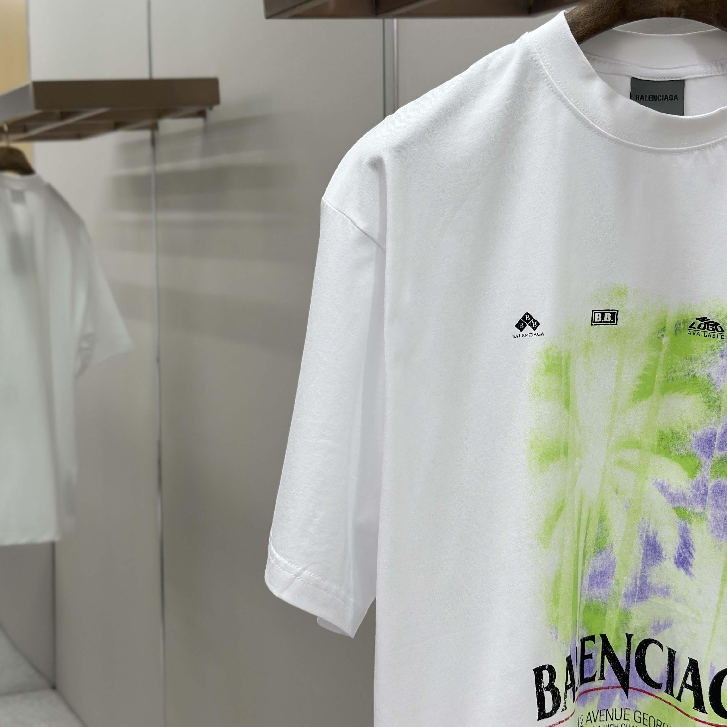 Balenciaga The Window Medium Fit T-Shirt  - DesignerGu