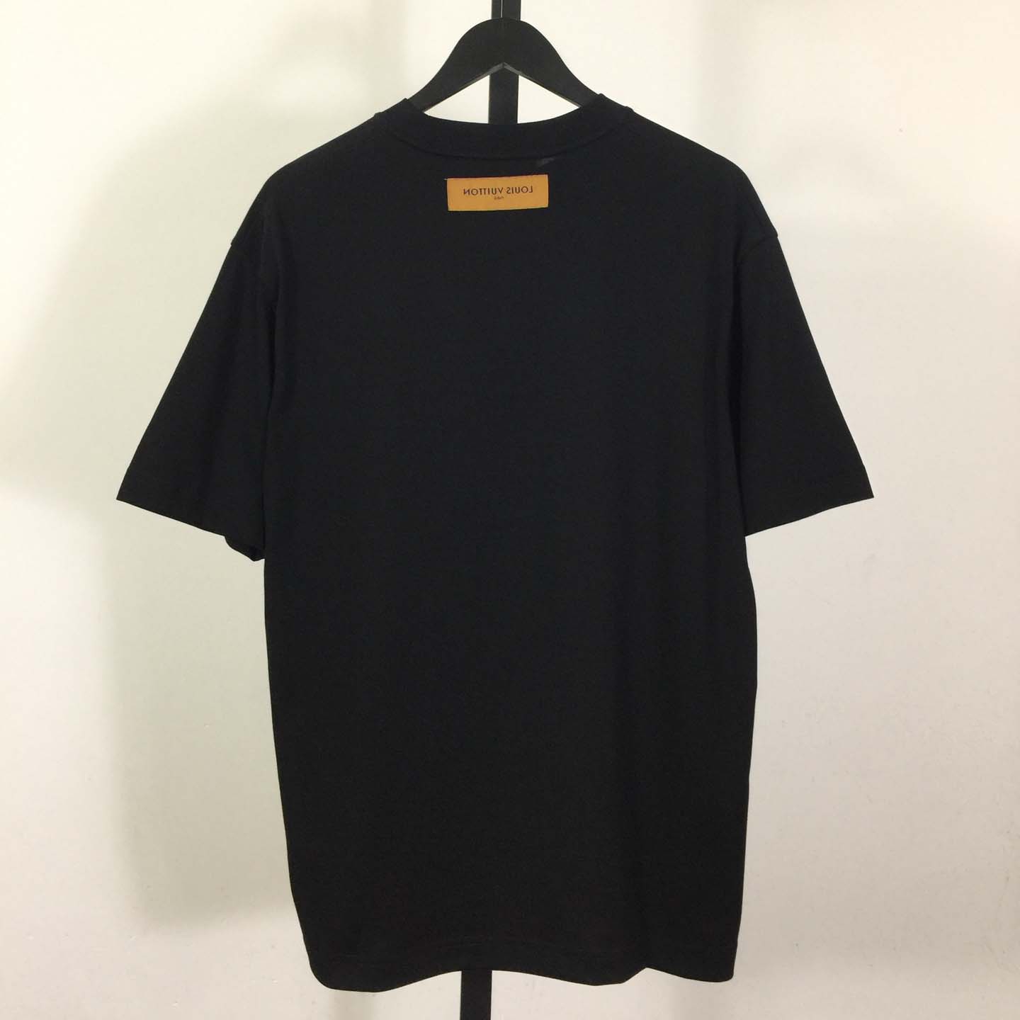 Louis Vuitton Logo Cotton T-Shirt  - DesignerGu