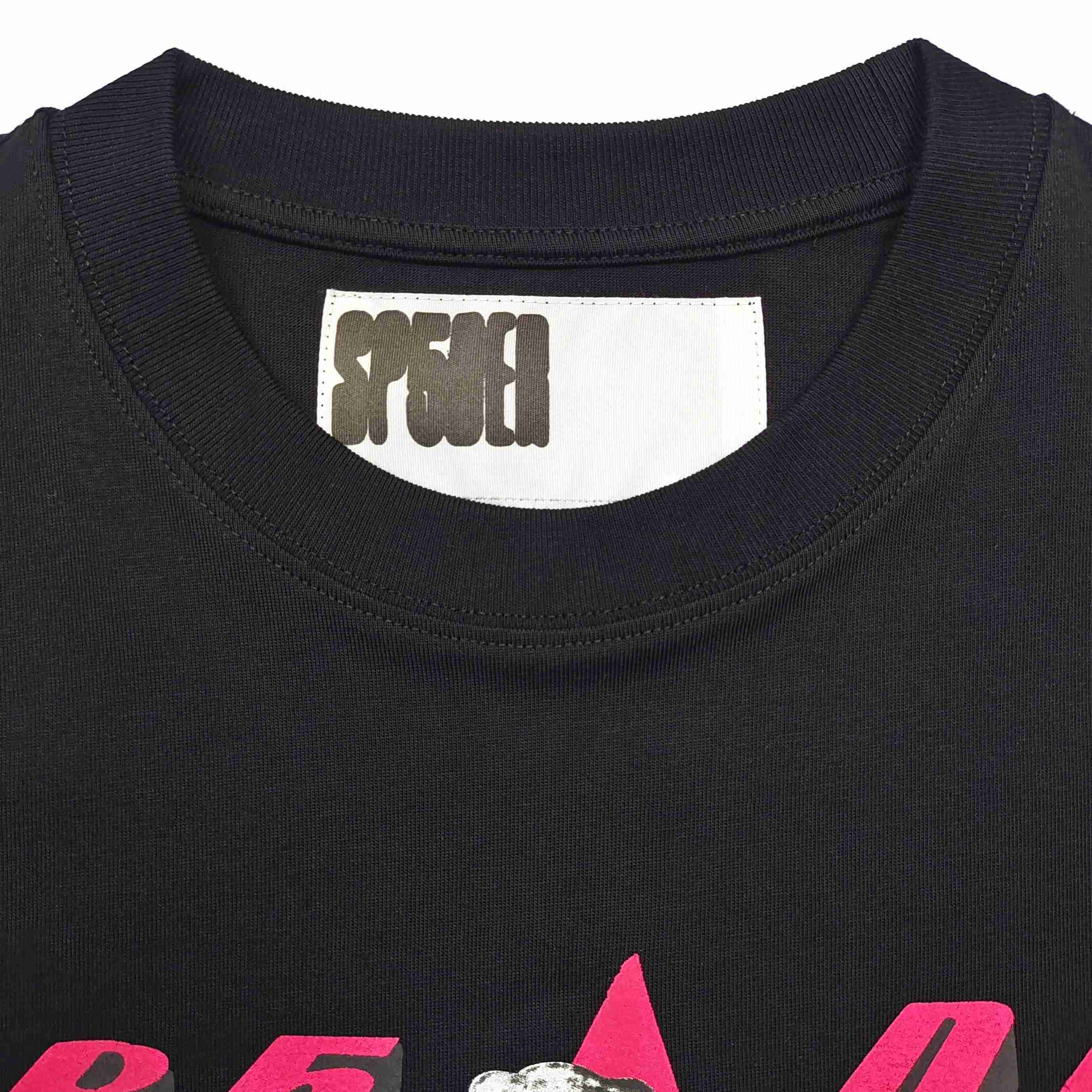 Sp5der Star Girl Tee 'Black' - DesignerGu