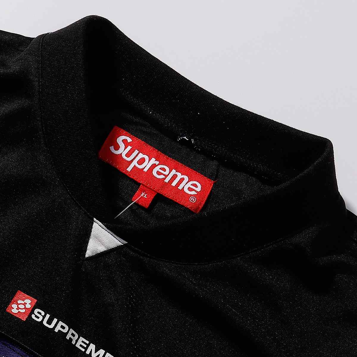 Supreme Crest Soccer Jersey 'Black' - DesignerGu