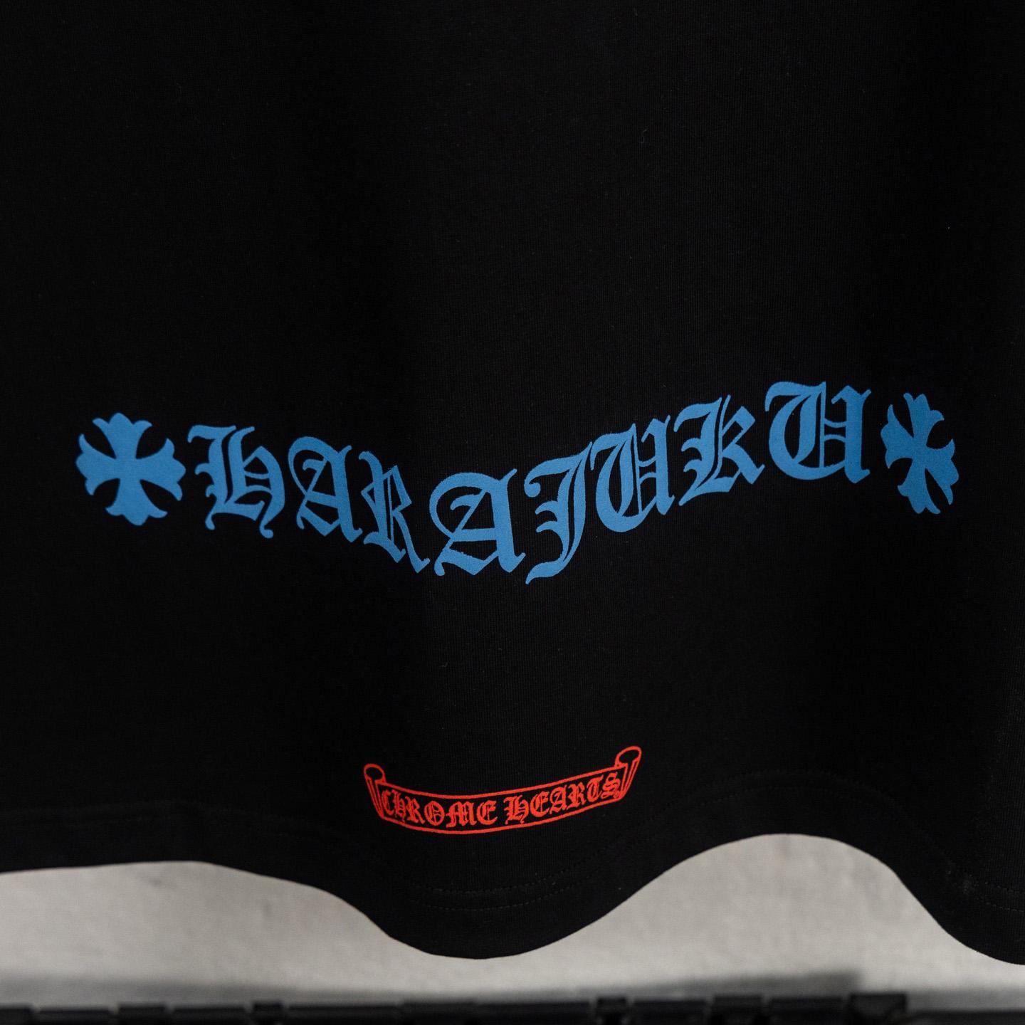 Chrome Hearts Cotton Printed Tee  'Black' - DesignerGu
