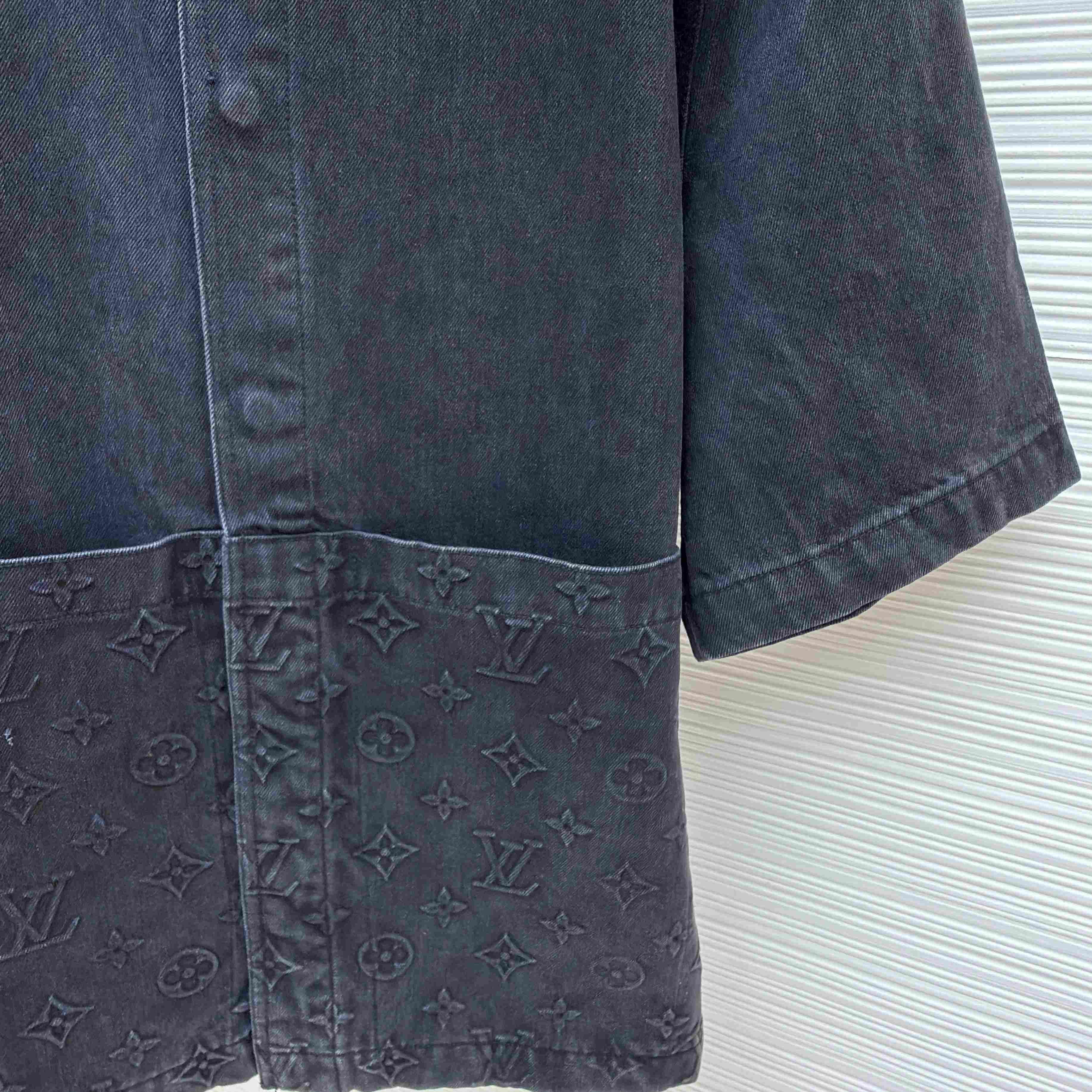 Louis Vuitton Short Sleeve Denim Workwear Shirt - DesignerGu