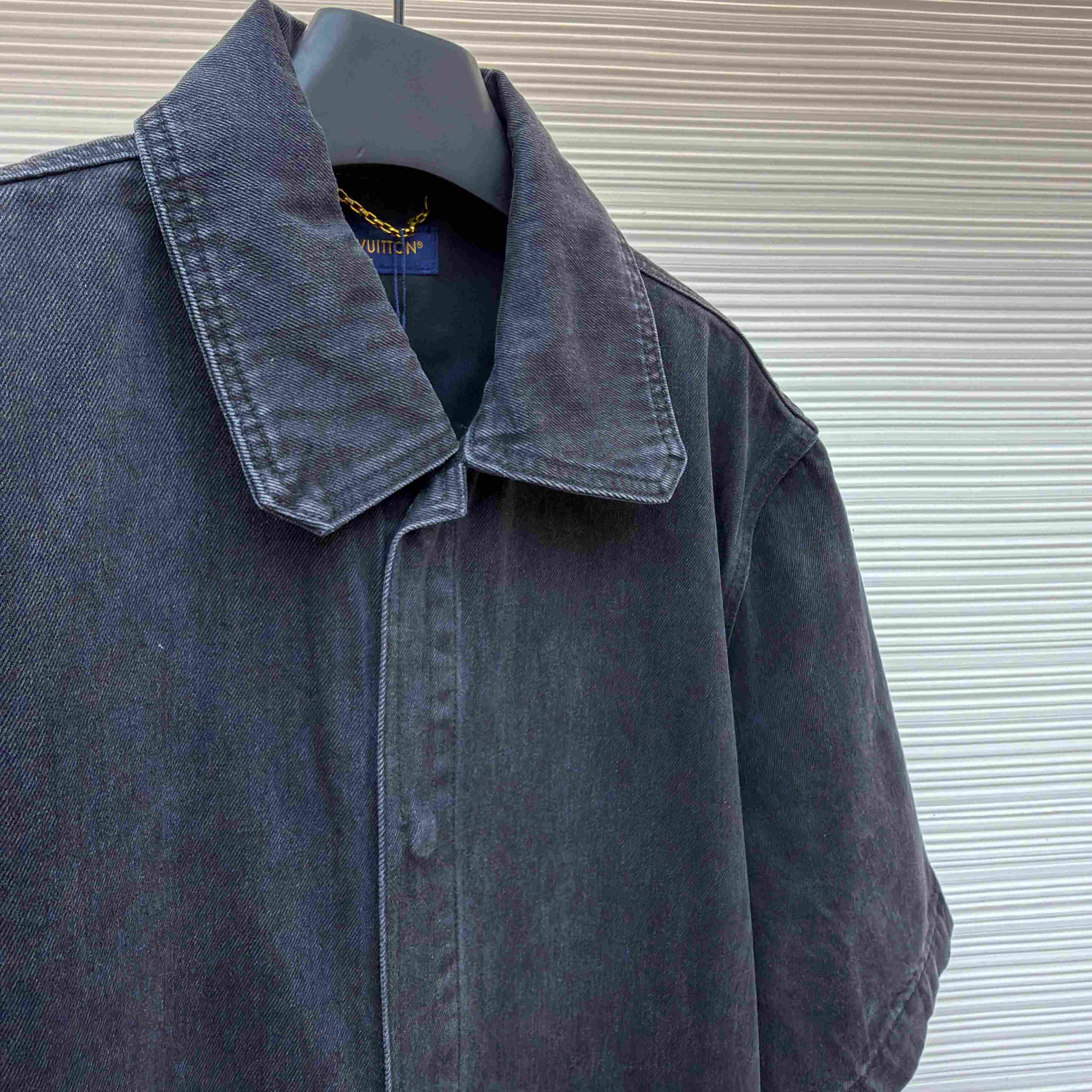 Louis Vuitton Short Sleeve Denim Workwear Shirt - DesignerGu