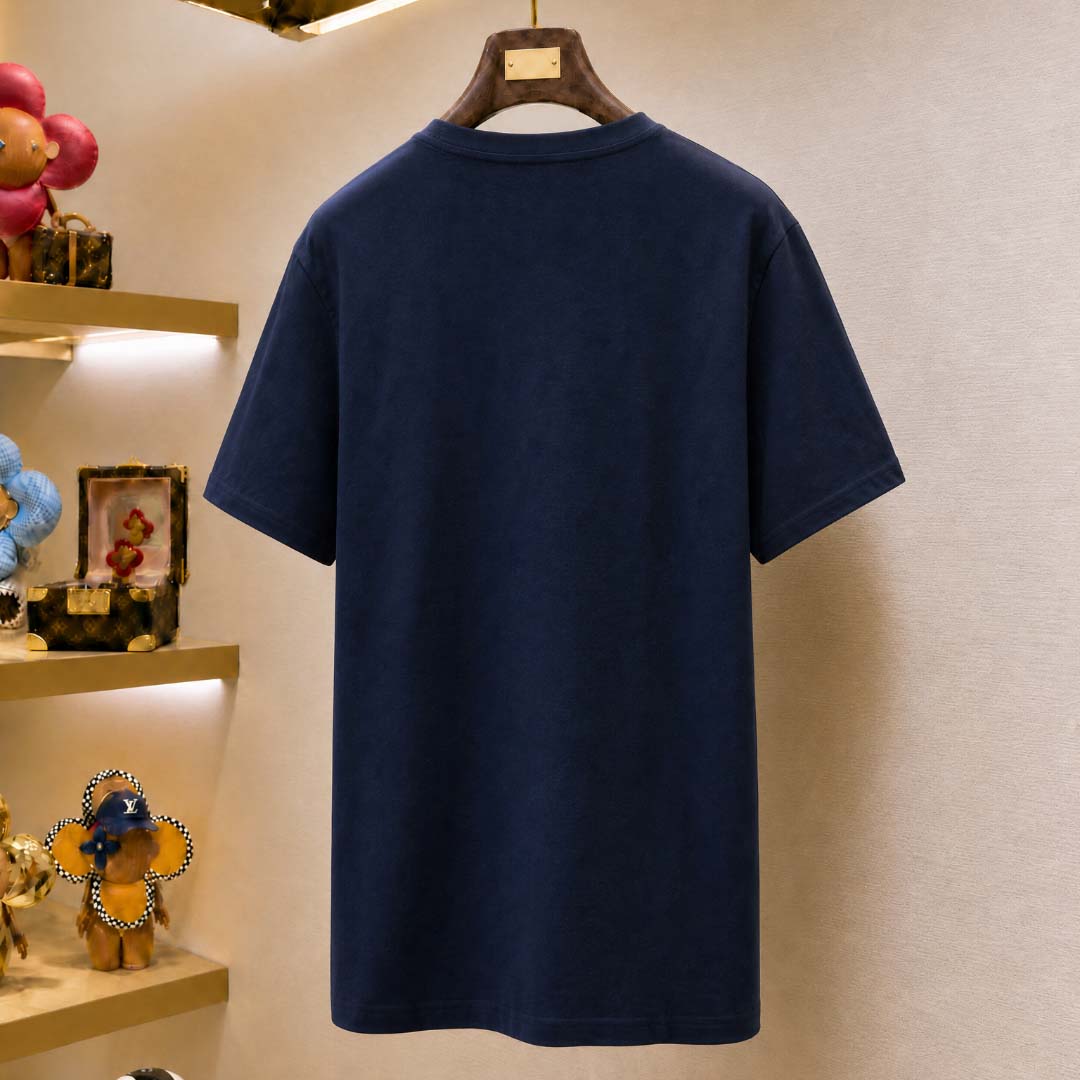 Moncler Striped Logo Cotton Jersey T-Shirt - DesignerGu