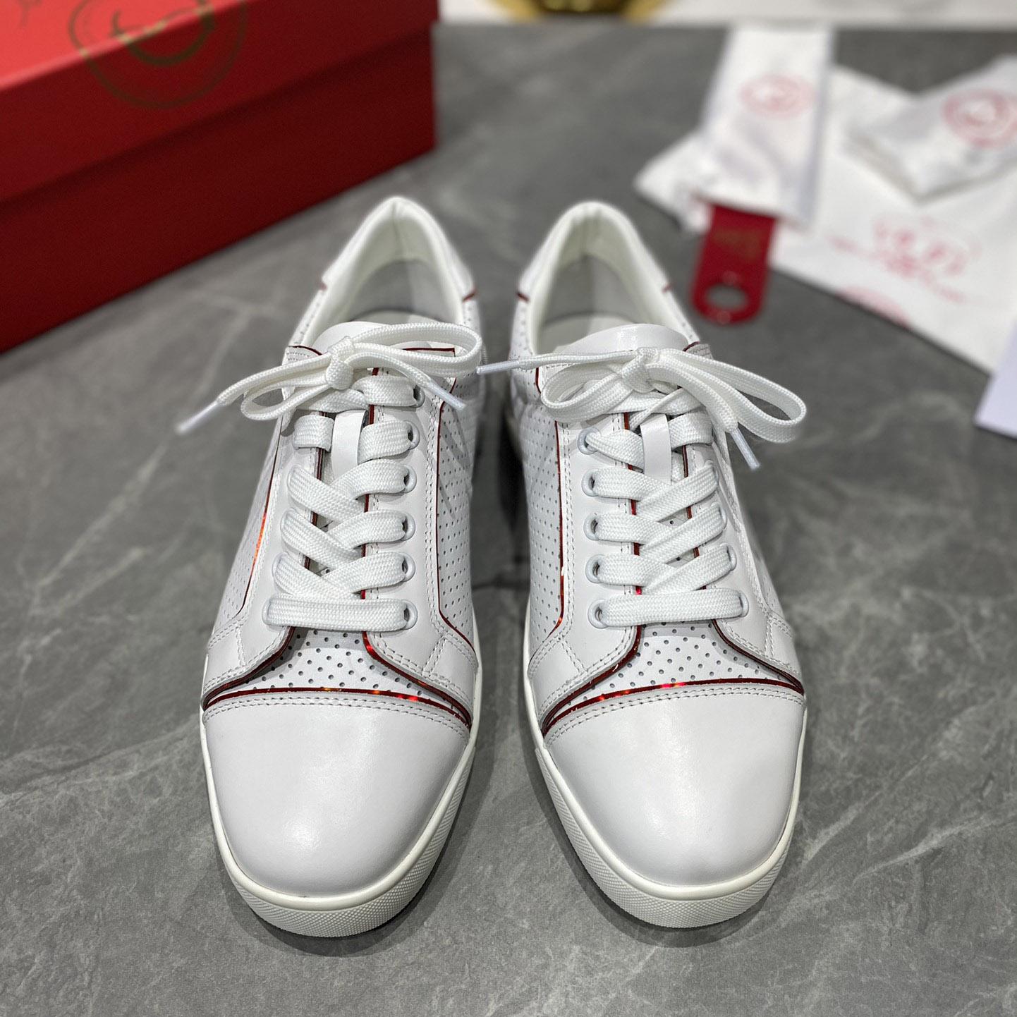 Christian Louboutin Wmns Fun Vieira 'White Red' - DesignerGu