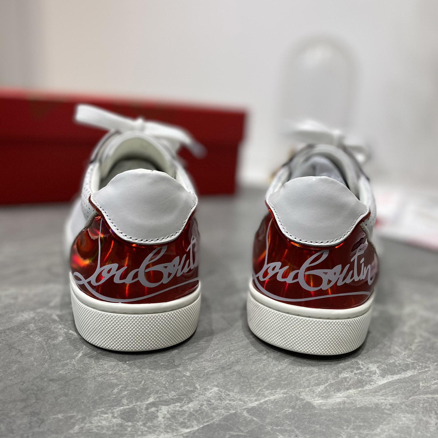 Christian Louboutin Wmns Fun Vieira 'White Red' - DesignerGu